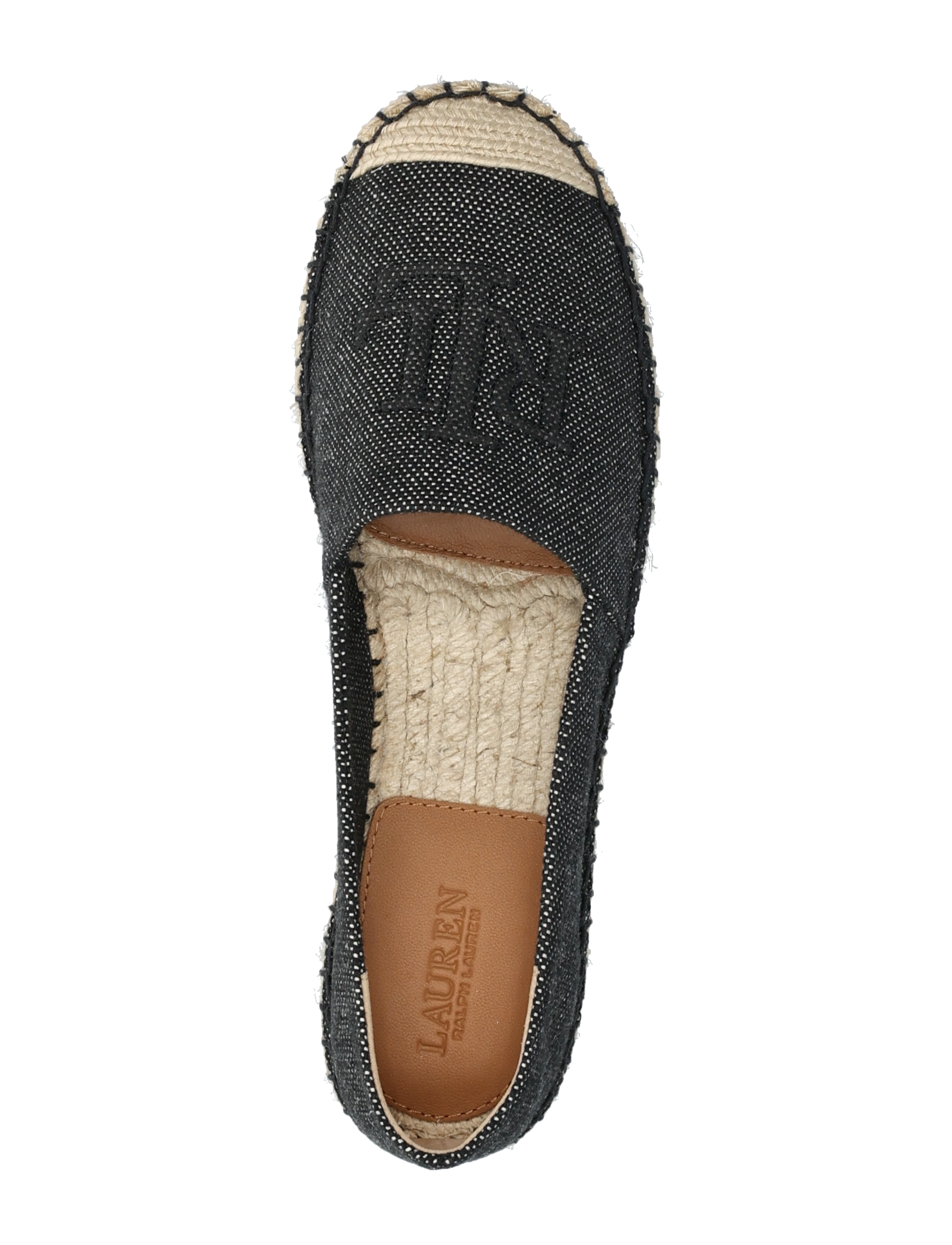 Lauren Ralph Lauren - Cameryn Cross-Dyed Canvas Espadrille - natural/black - 3