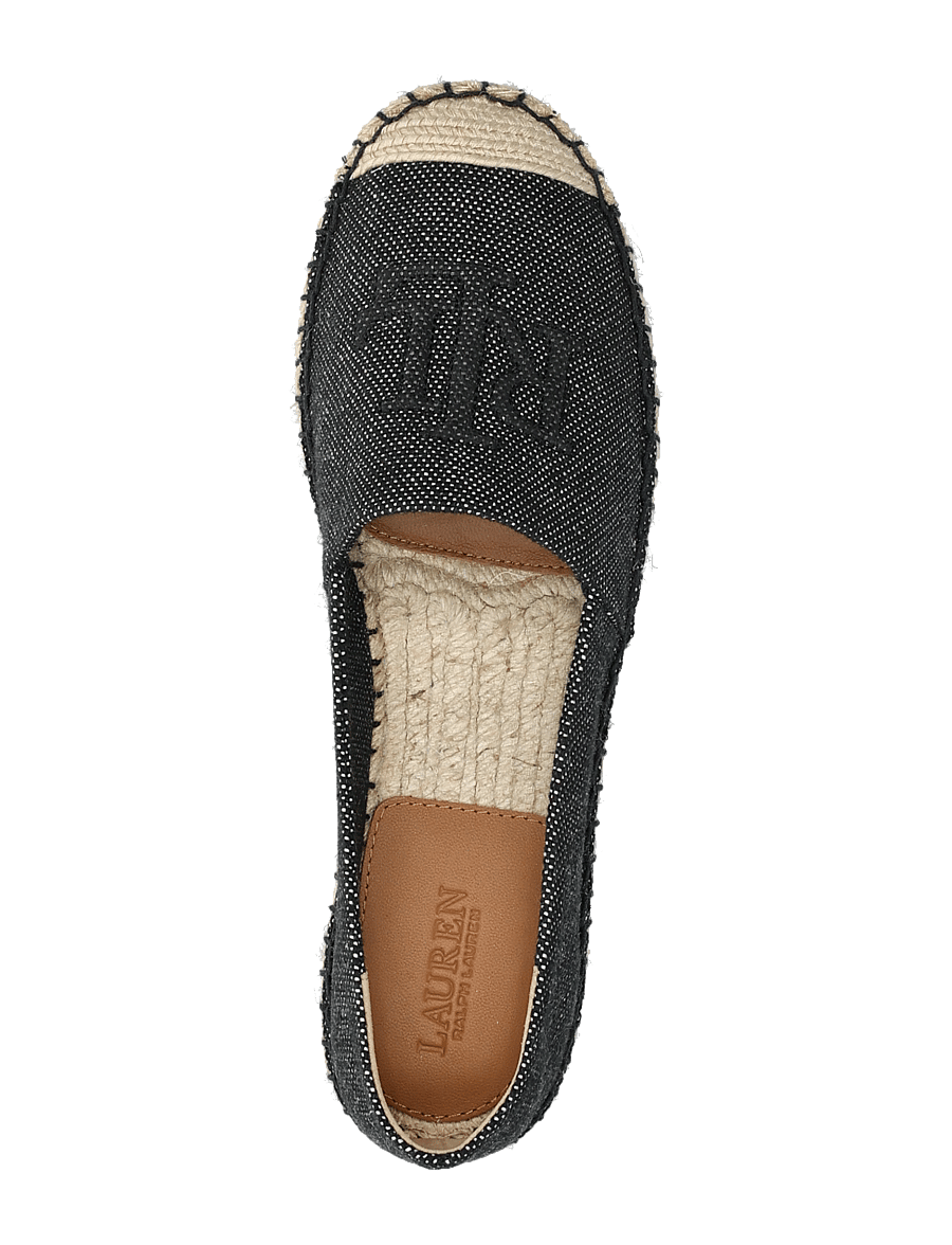 Lauren Ralph Lauren - Cameryn Cross-Dyed Canvas Espadrille - natural/black - 3