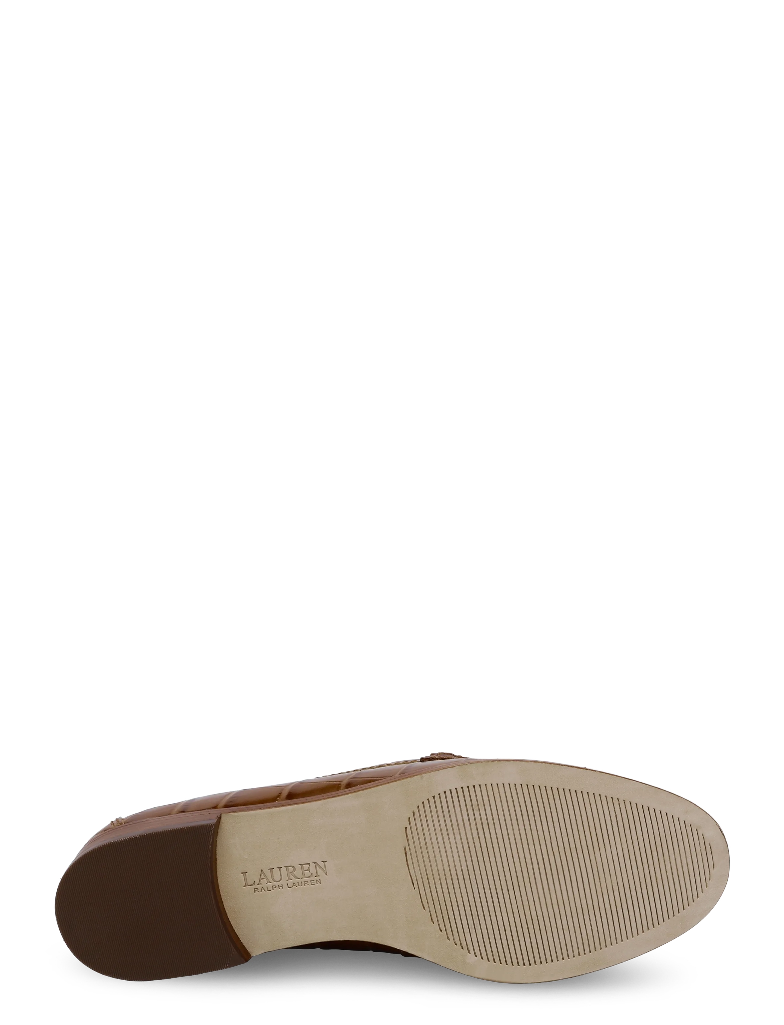 Lauren Ralph Lauren - Wynnie Crocodile-Embossed Leather Loafer - modetrends - tobacco - 4