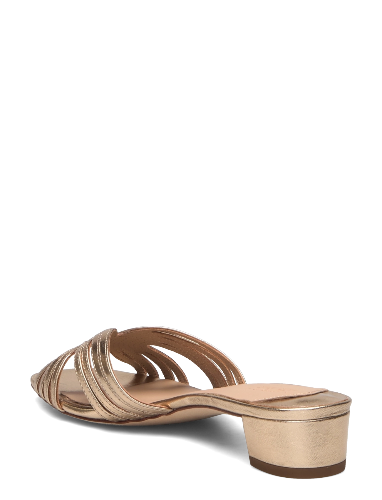 Lauren Ralph Lauren - Fay Metallic Leather Multistrap Sandal - platinum - 2