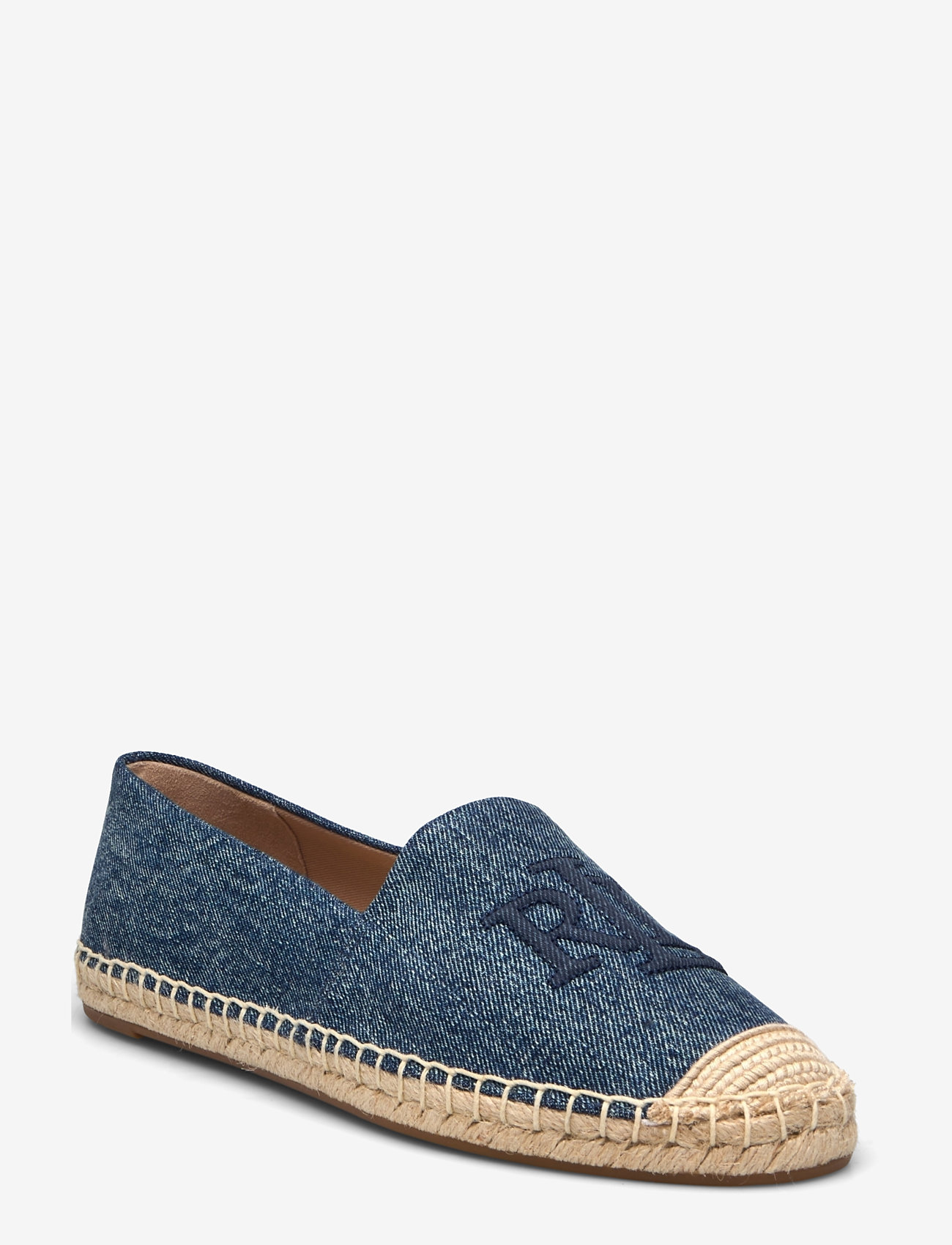 Lauren Ralph Lauren - Cameryn Washed Denim Espadrille - espadrilles - oxford blue - 0