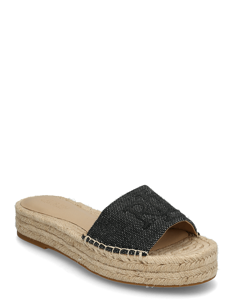 Lauren Ralph Lauren - Polly Cross-Dyed Canvas Espadrille - espadrilles - natural/black - 0