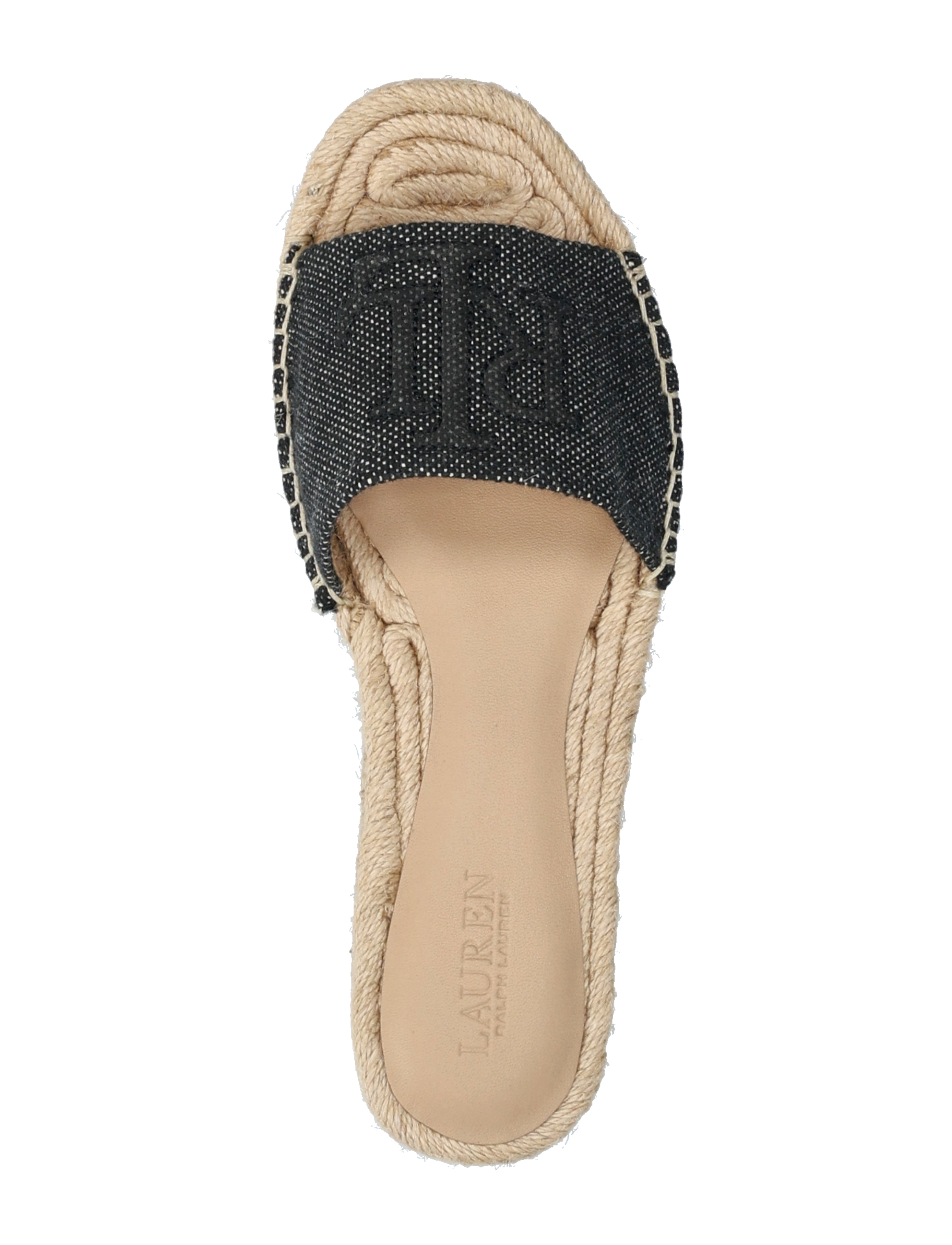 Lauren Ralph Lauren - Polly Cross-Dyed Canvas Espadrille - espadrilles - natural/black - 3