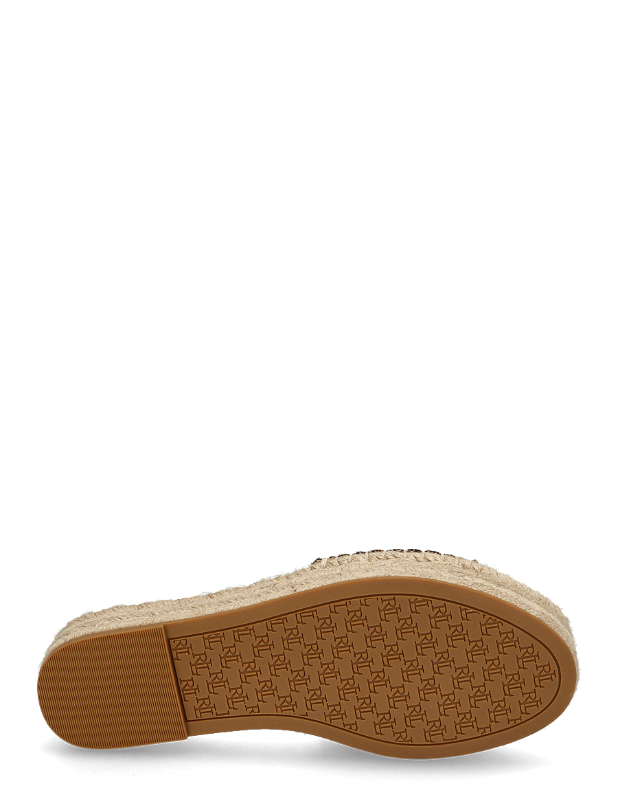 Lauren Ralph Lauren - Polly Cross-Dyed Canvas Espadrille - espadrilles - natural/black - 4