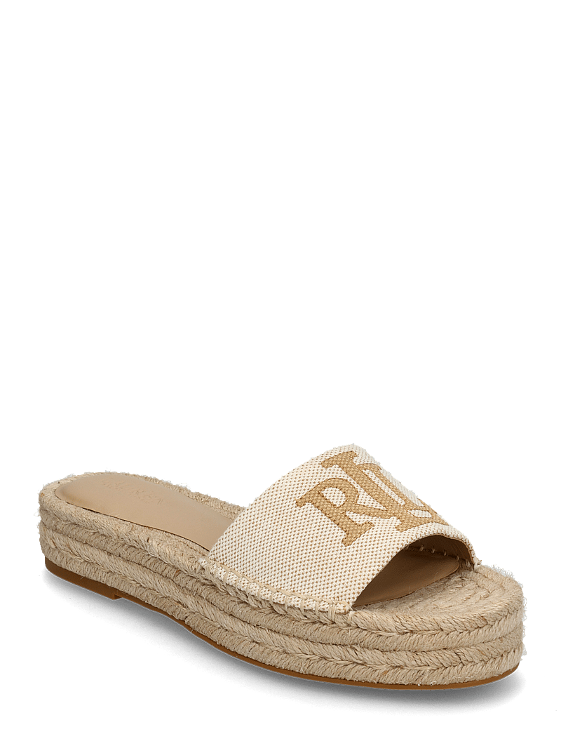 Lauren Ralph Lauren - Polly Cross-Dyed Canvas Espadrille - espadrilles - natural/buff - 0
