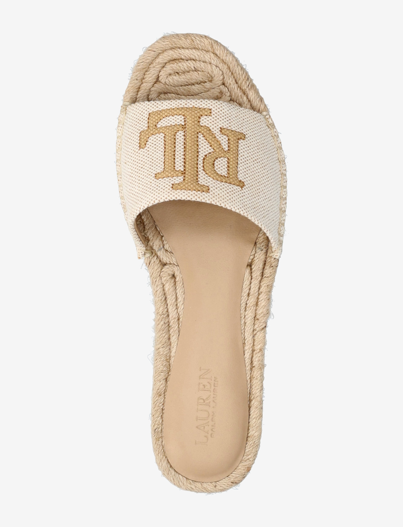 Lauren Ralph Lauren - Polly Cross-Dyed Canvas Espadrille - espadrilles - natural/buff - 3