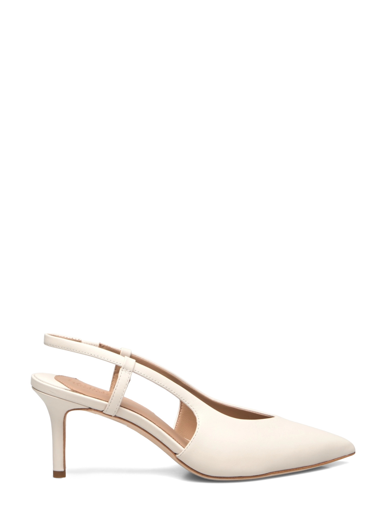 Lauren Ralph Lauren - Khloe Nappa Leather Slingback Pump - soft white - 1