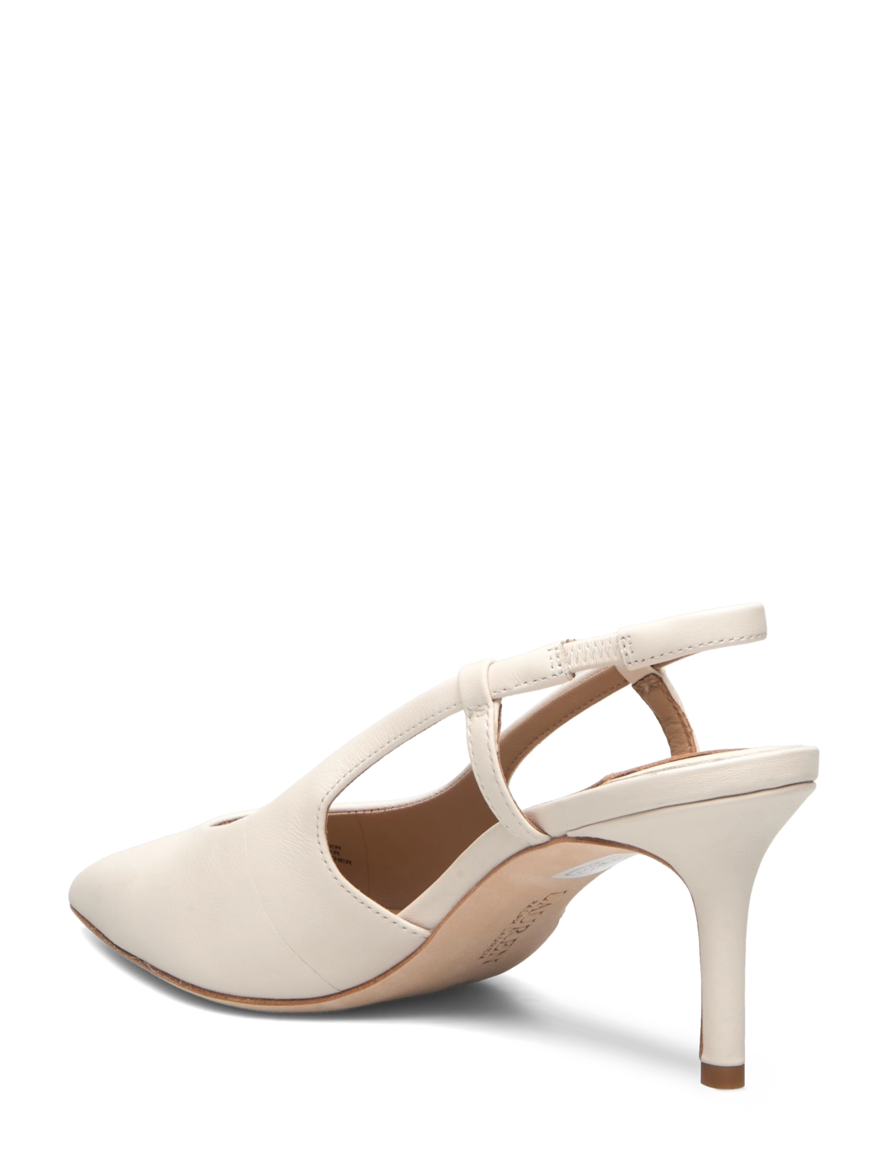 Lauren Ralph Lauren - Khloe Nappa Leather Slingback Pump - soft white - 2