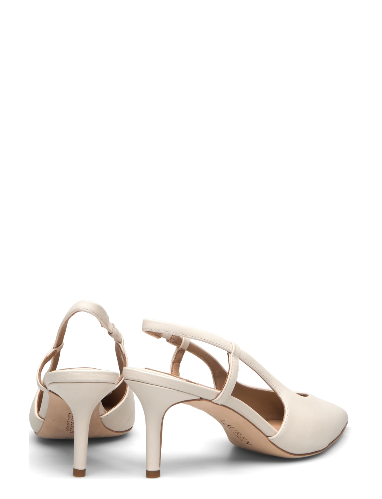 Lauren Ralph Lauren - Khloe Nappa Leather Slingback Pump - soft white - 4