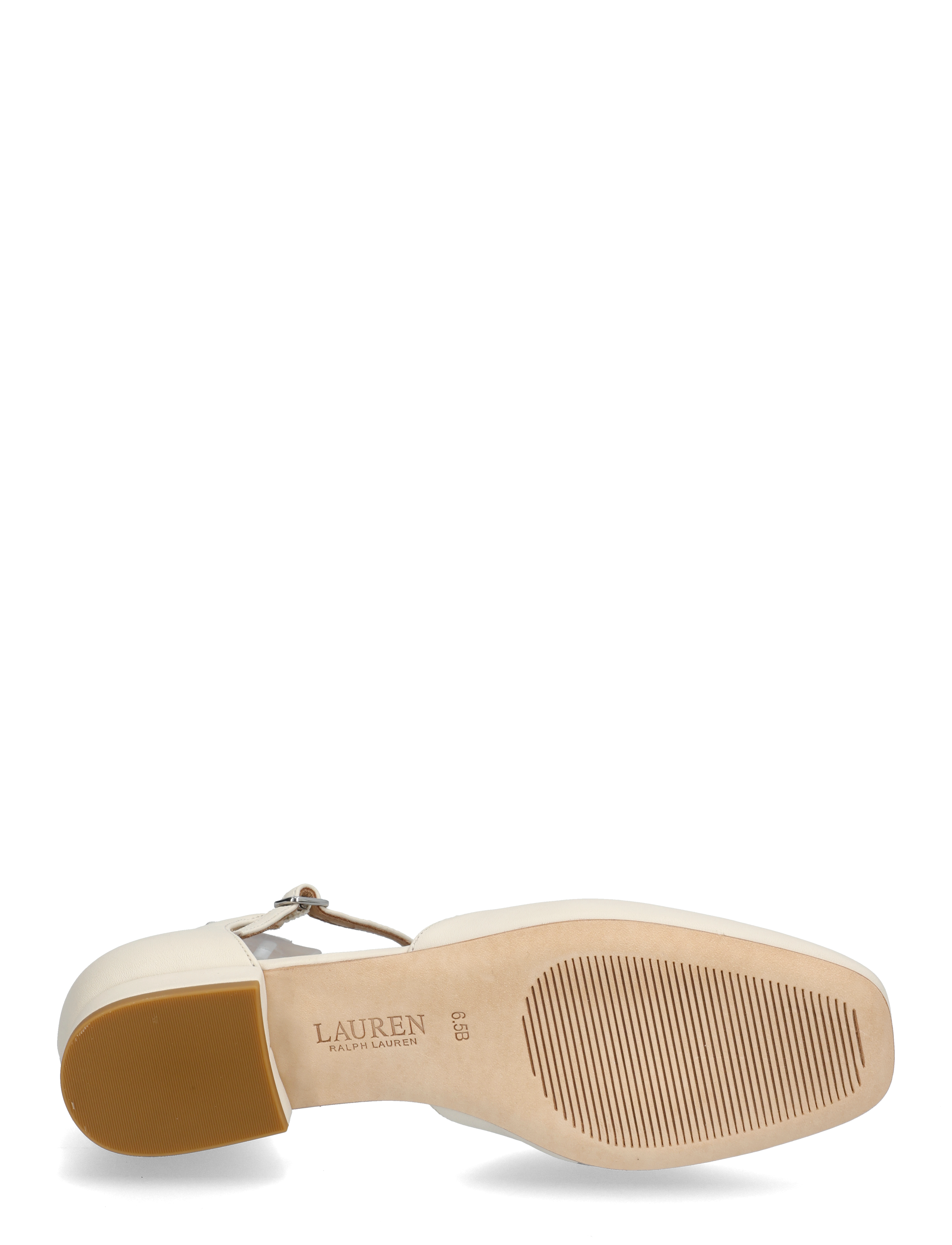 Lauren Ralph Lauren - Emellie Nappa Leather Mary Jane - soft white - 4