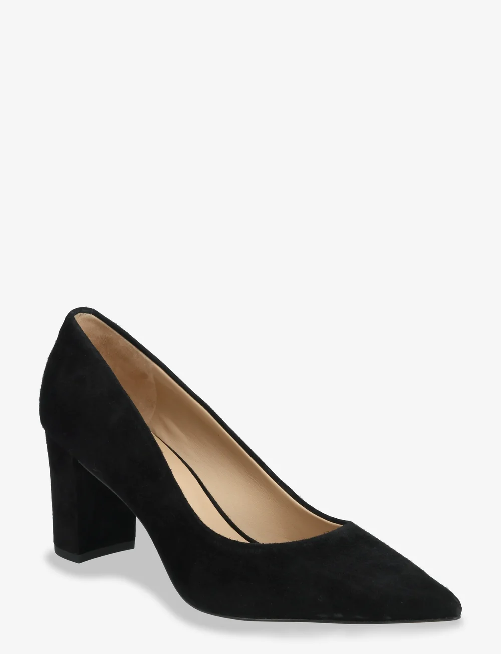 Lauren Ralph Lauren - Lanette Suede Block-Heel Pump - pumps - black - 0