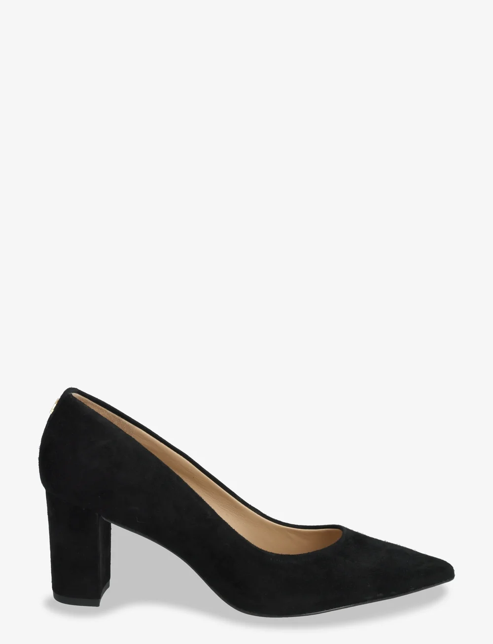 Lauren Ralph Lauren - Lanette Suede Block-Heel Pump - pumps - black - 1