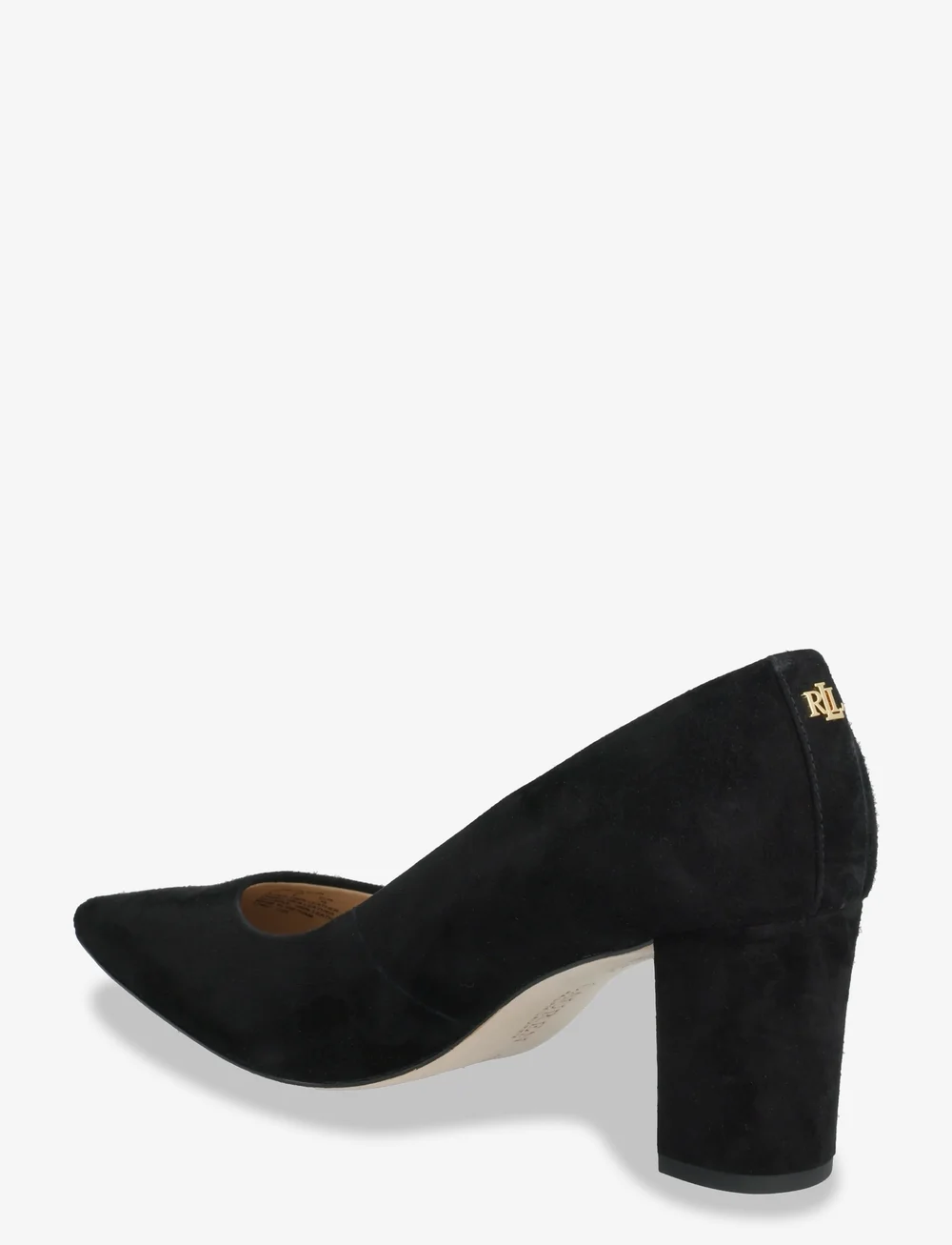Lauren Ralph Lauren - Lanette Suede Block-Heel Pump - pumps - black - 2