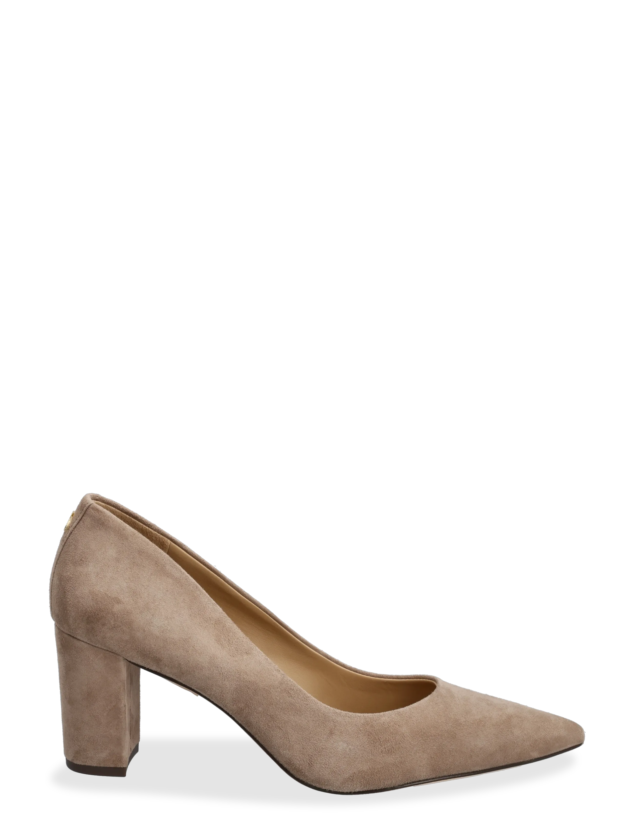Lauren Ralph Lauren - Lanette Suede Block-Heel Pump - taupe brown - 1