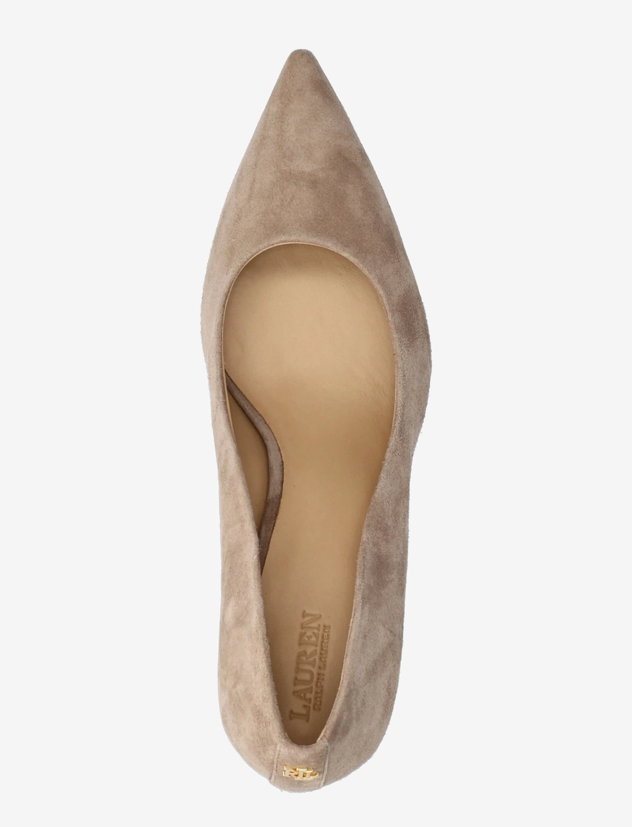 Lauren Ralph Lauren - Lanette Suede Block-Heel Pump - pumps - taupe brown - 3