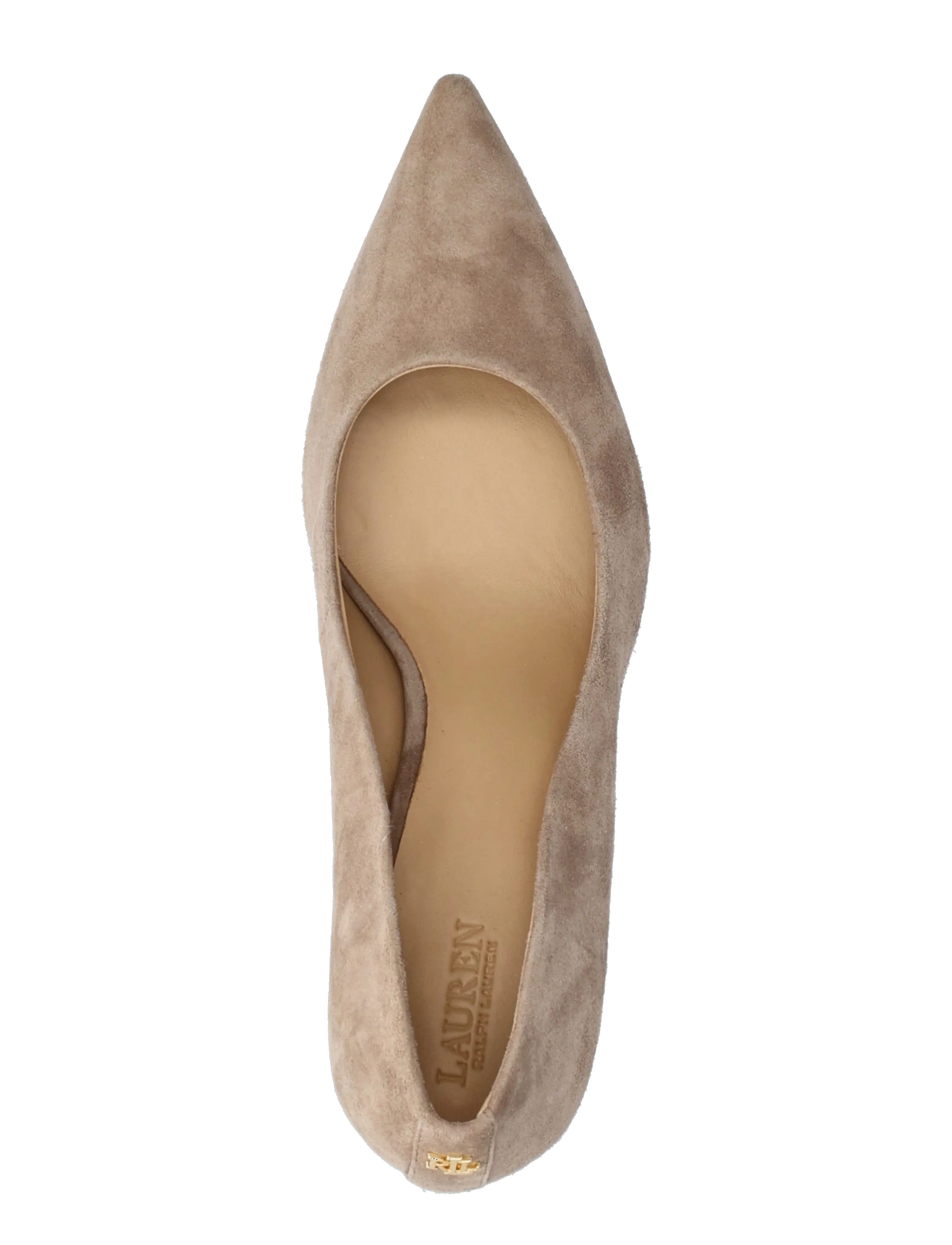 Lauren Ralph Lauren - Lanette Suede Block-Heel Pump - taupe brown - 3