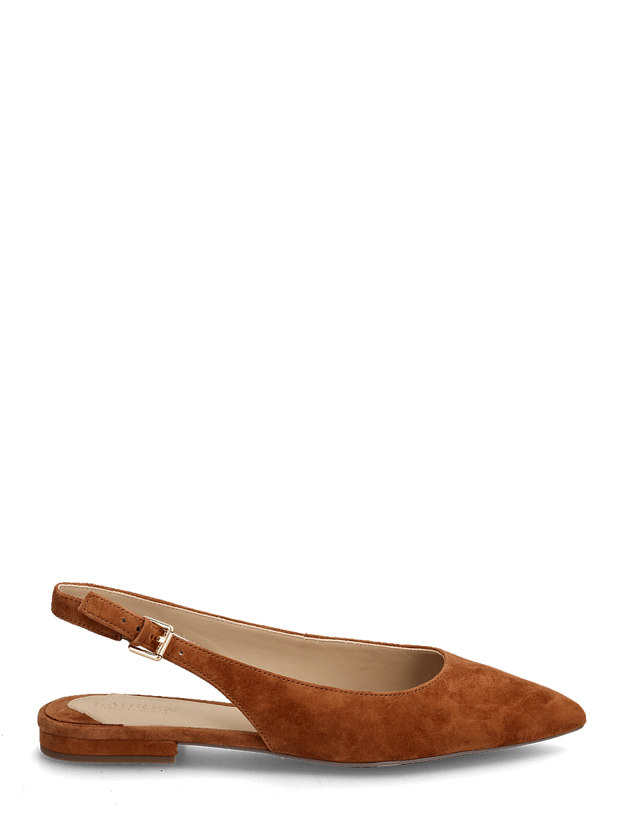 Lauren Ralph Lauren - KIDSUEDE-LONDYN SLBCK-FL-SLG - speciella tillfällen - lauren tan - 1