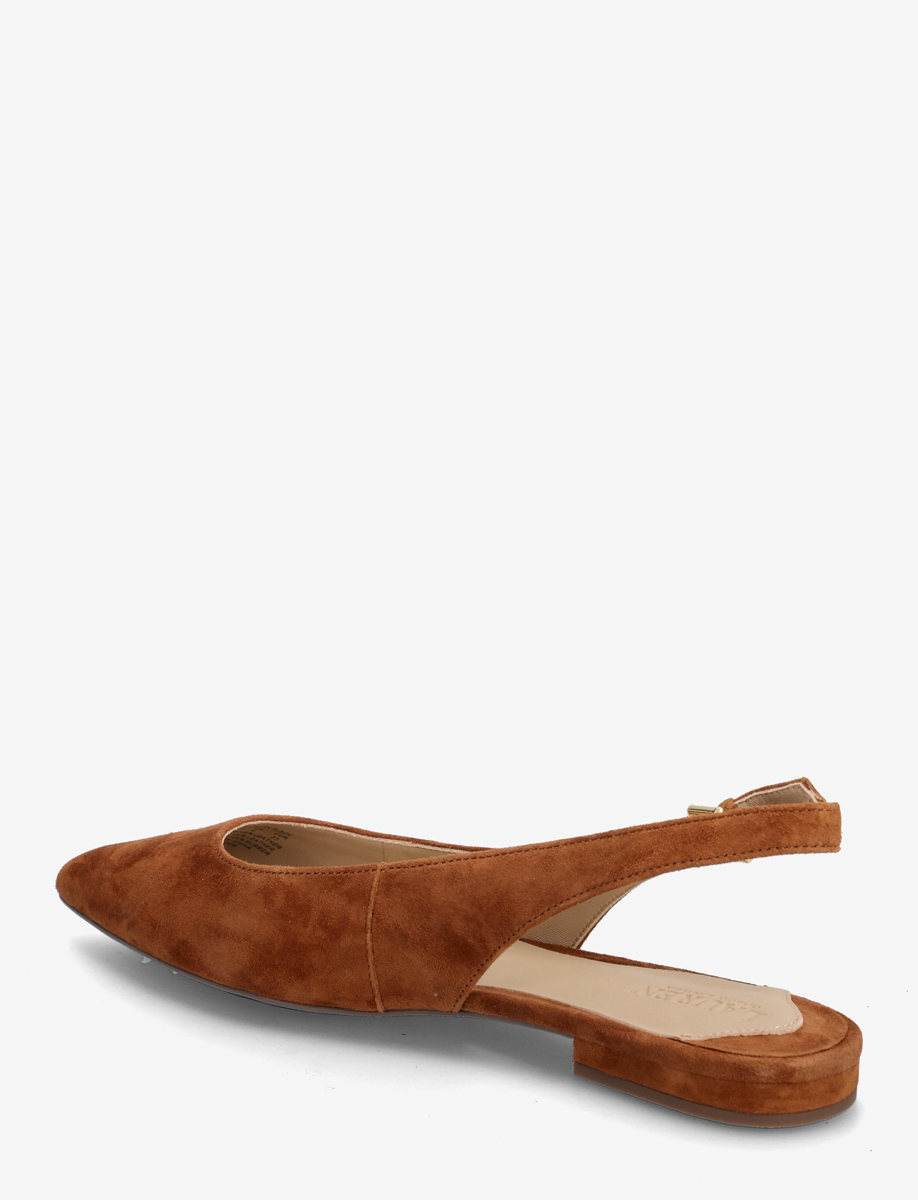 Lauren Ralph Lauren - Londyn Suede Slingback Flat - platta slingbacks - lauren tan - 2