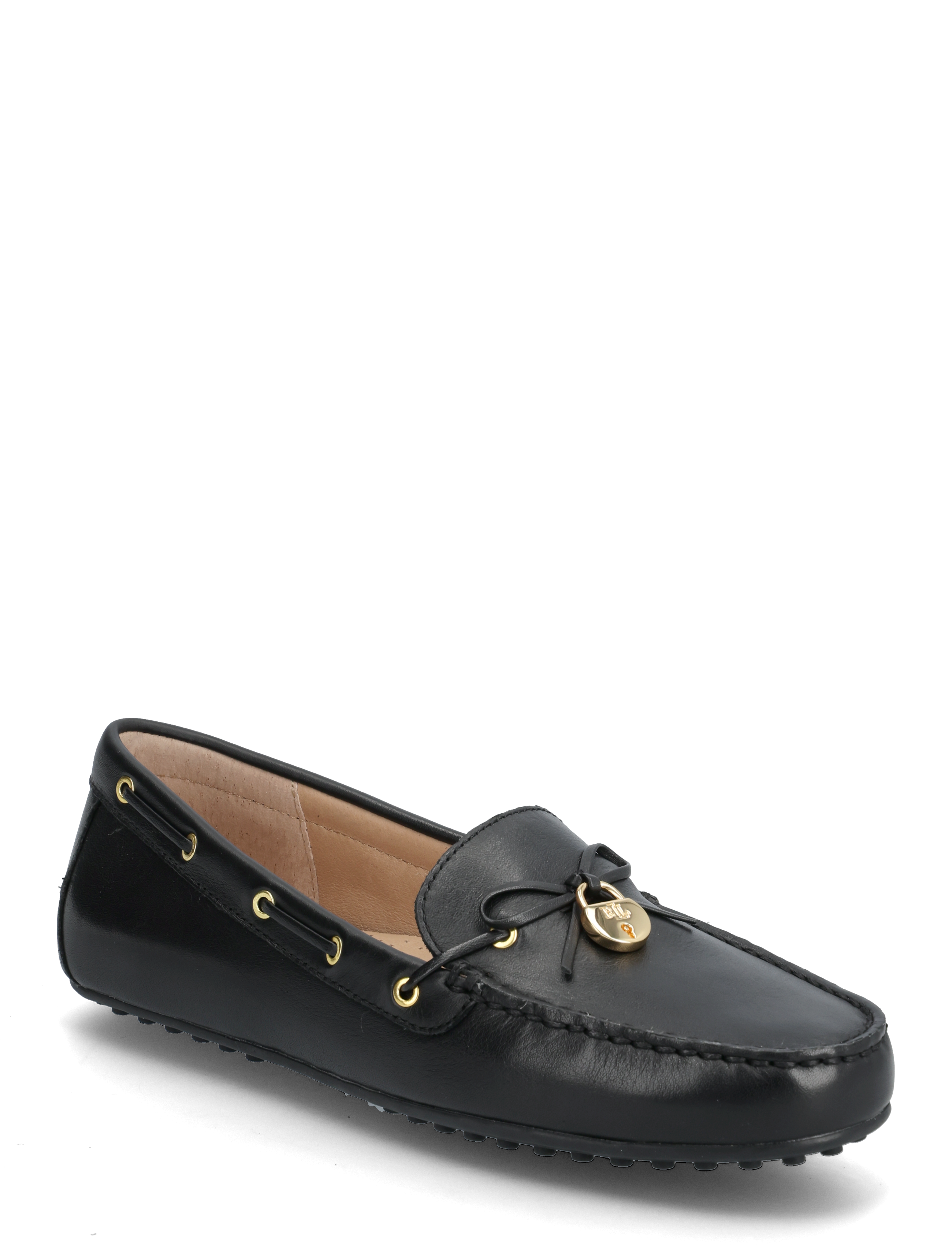 Lauren Ralph Lauren Soft Nappa-Wylie-Fl-Drv, 41, Black, Sko > Flats, Dame