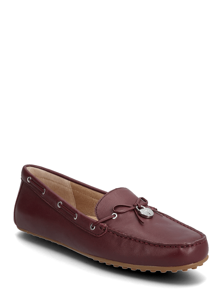 Lauren Ralph Lauren - Wylie Nappa Leather Driver - seglarskor - dark garnet - 0