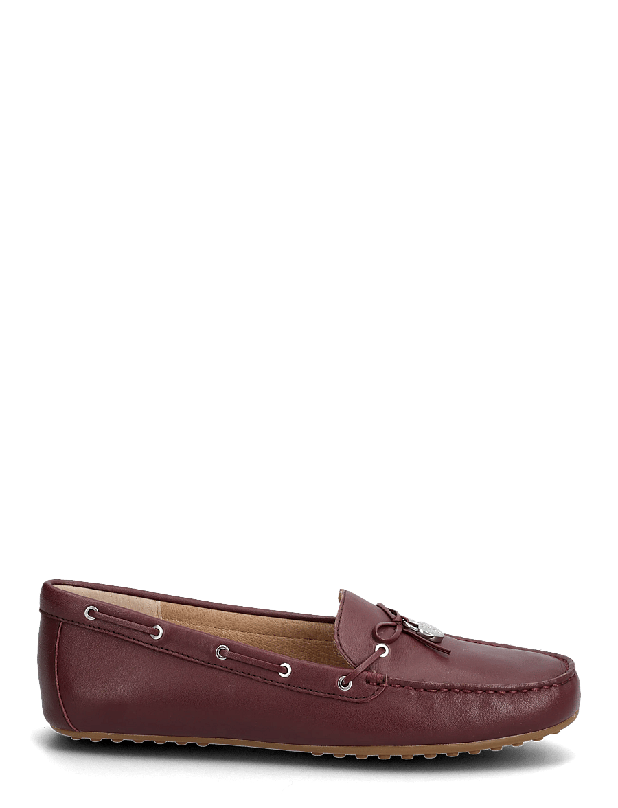 Lauren Ralph Lauren - Wylie Nappa Leather Driver - seglarskor - dark garnet - 1