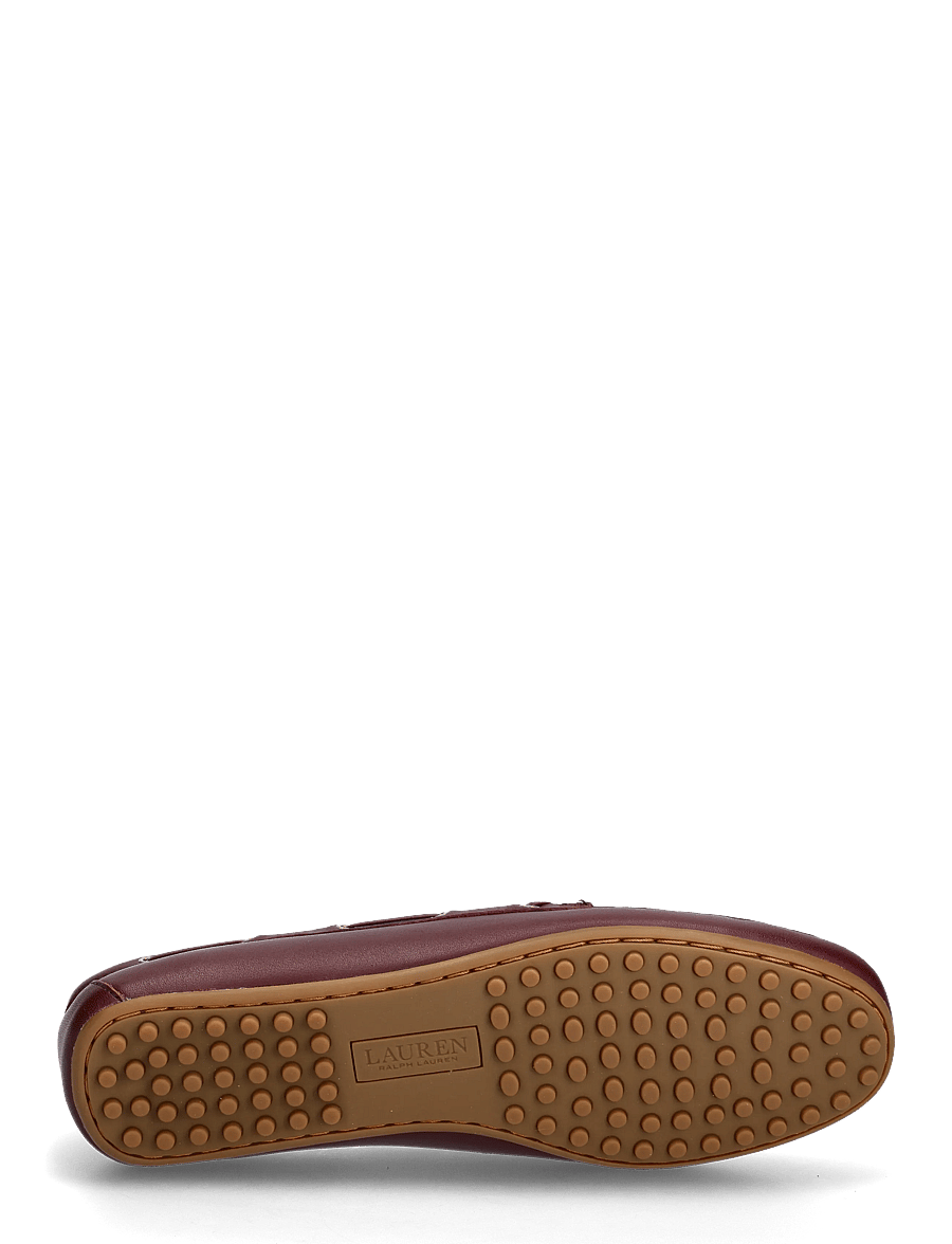 Lauren Ralph Lauren - Wylie Nappa Leather Driver - seglarskor - dark garnet - 4