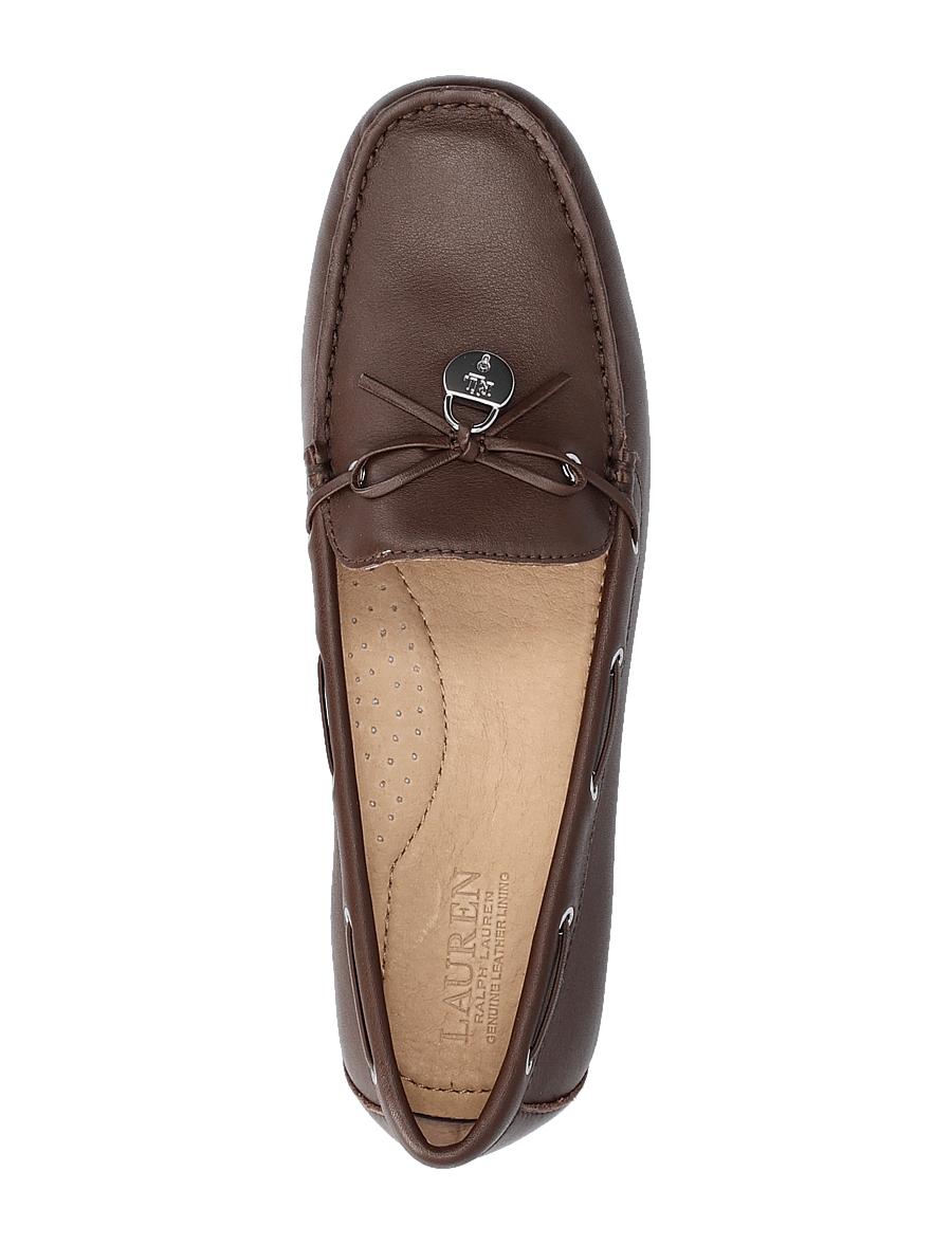 Lauren Ralph Lauren - Wylie Nappa Leather Driver - seglarskor - dark hickory - 3