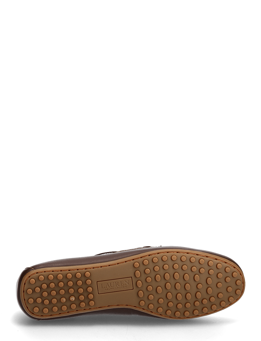 Lauren Ralph Lauren - Wylie Nappa Leather Driver - seglarskor - dark hickory - 4