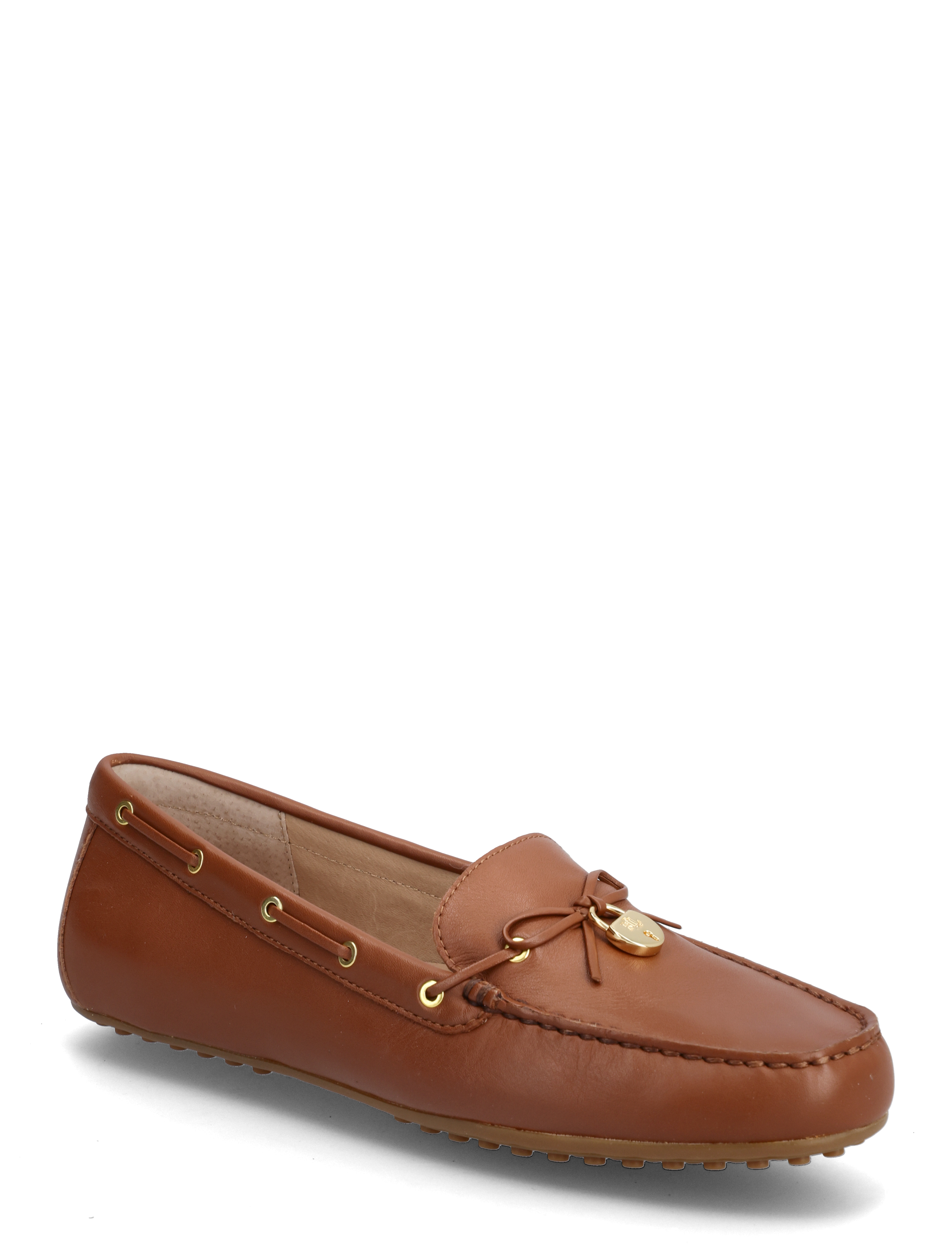 Lauren Ralph Soft Nappa-Wylie-Fl-Drv, 40, Schuhe, Braun - Flats, Frauen