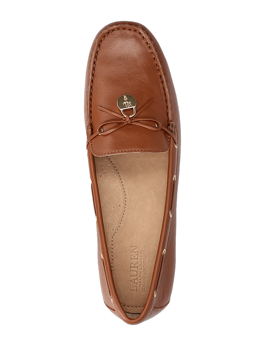 Lauren Ralph Lauren - SOFT NAPPA-WYLIE-FL-DRV - seglarskor - lauren tan - 3