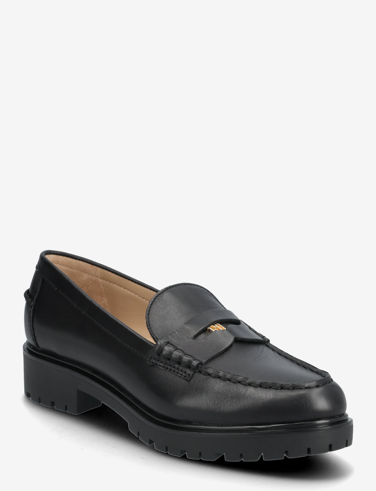 Lauren Ralph Lauren - Marli Calfskin Penny Loafer - besondere anlässe - black - 0