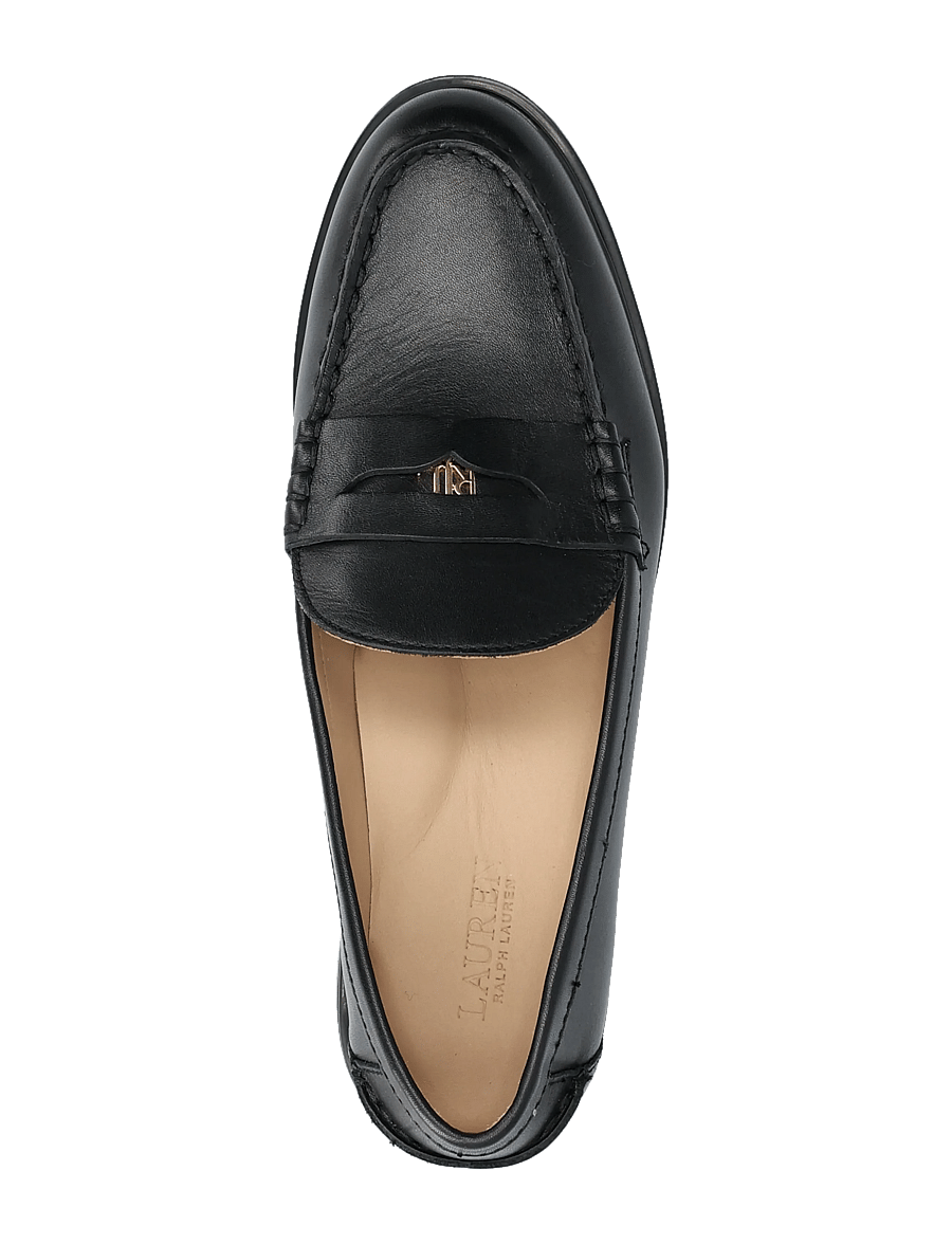Lauren Ralph Lauren - Marli Calfskin Penny Loafer - moetrendid - black - 3