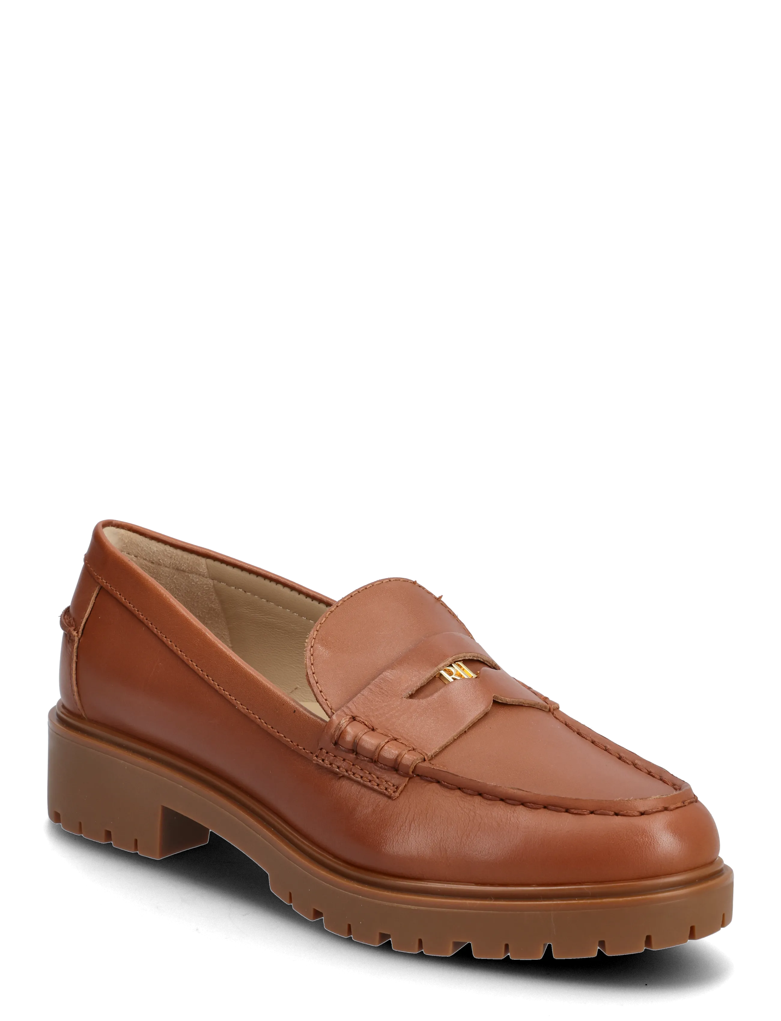 Lauren Ralph Lauren Marli Calfskin Penny Loafer - Transitional Layering - LAUREN TAN / beige