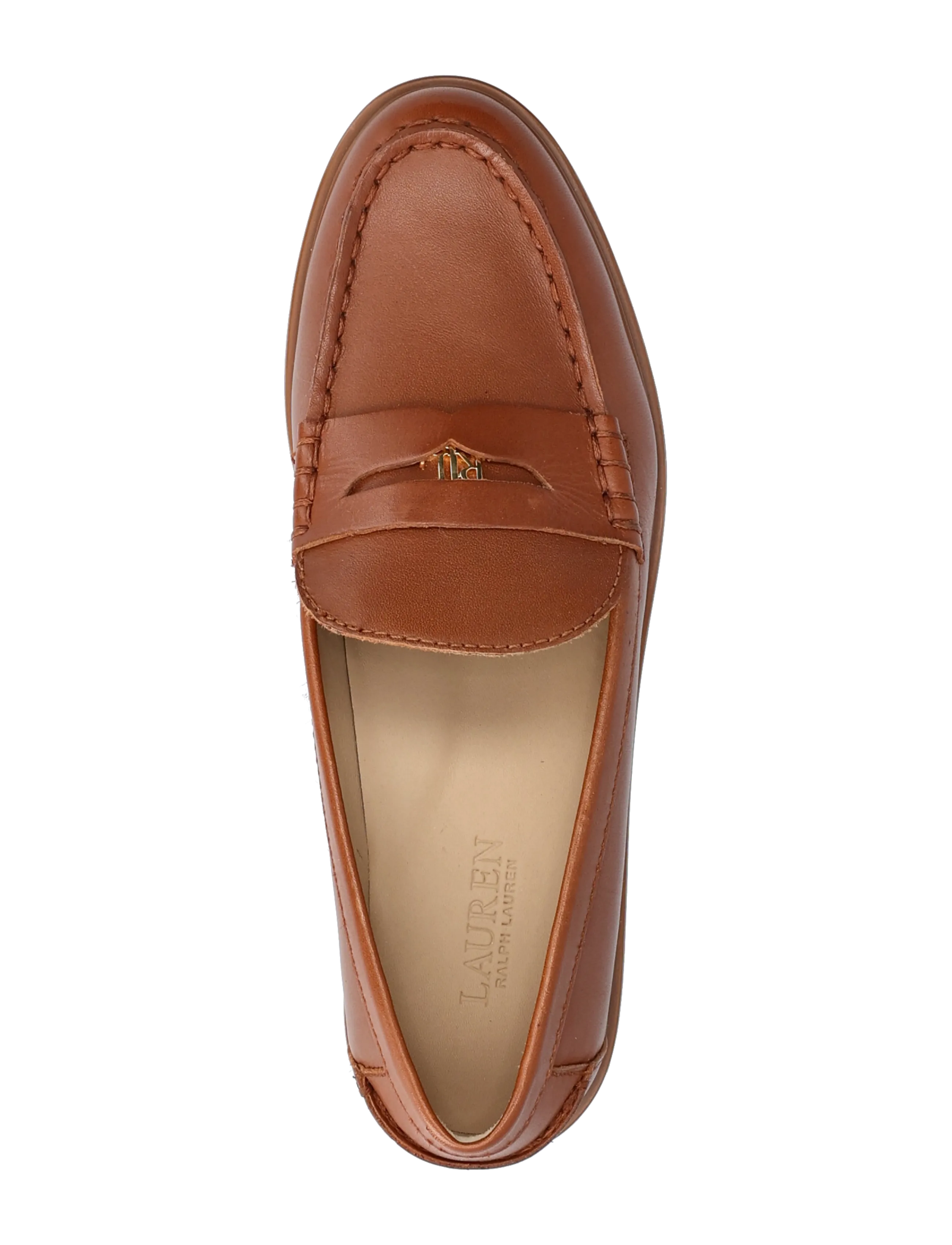 Lauren Ralph Lauren - Marli Calfskin Penny Loafer - fashion trends - lauren tan - 3