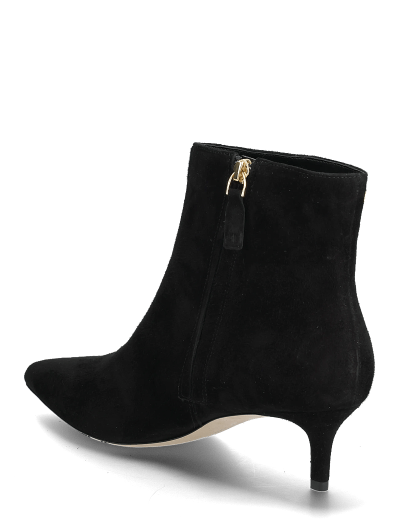 Lauren Ralph Lauren - McKay Suede Bootie Heel - støvletter - black - 2