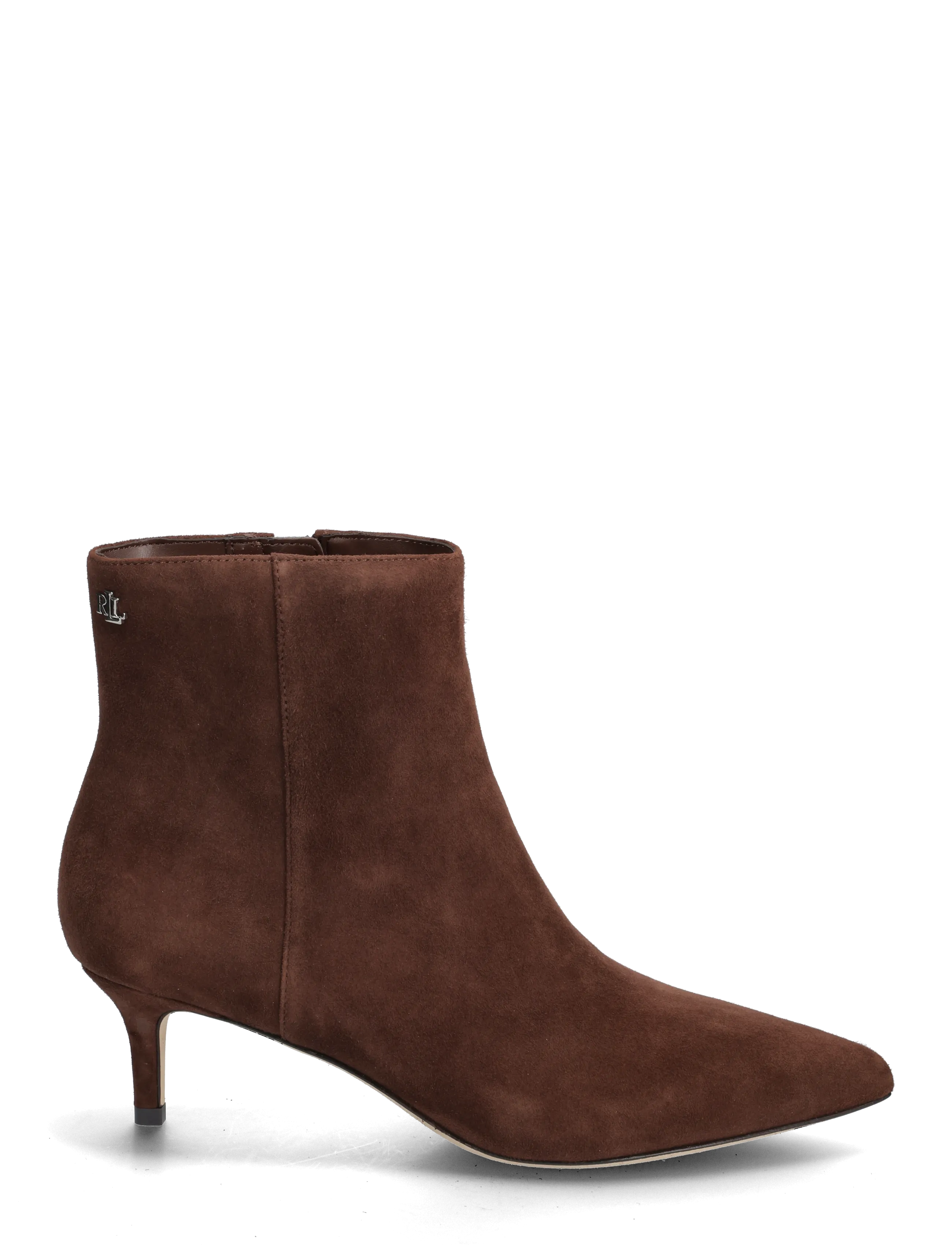 Lauren Ralph Lauren - McKay Suede Bootie Heel - bottines à talons  - dark hickory - 1