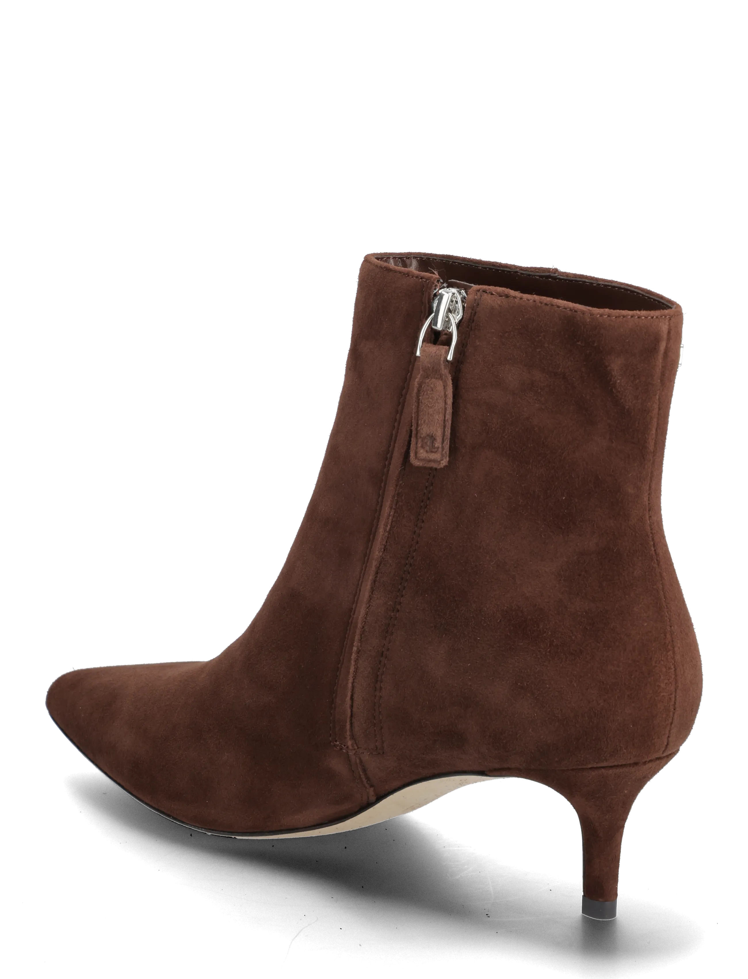 Lauren Ralph Lauren - McKay Suede Bootie Heel - bottines à talons  - dark hickory - 2