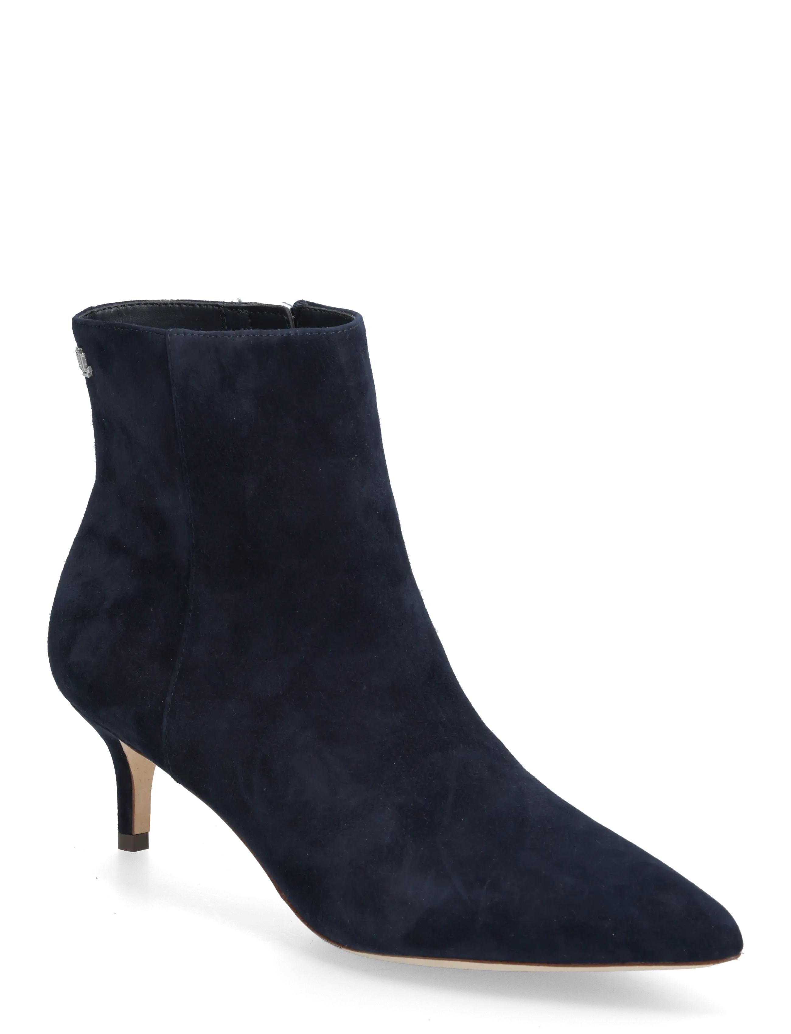 Lauren Ralph Lauren McKay Suede Bootie Heel - Poolsaapad - LAUREN NAVY / navy