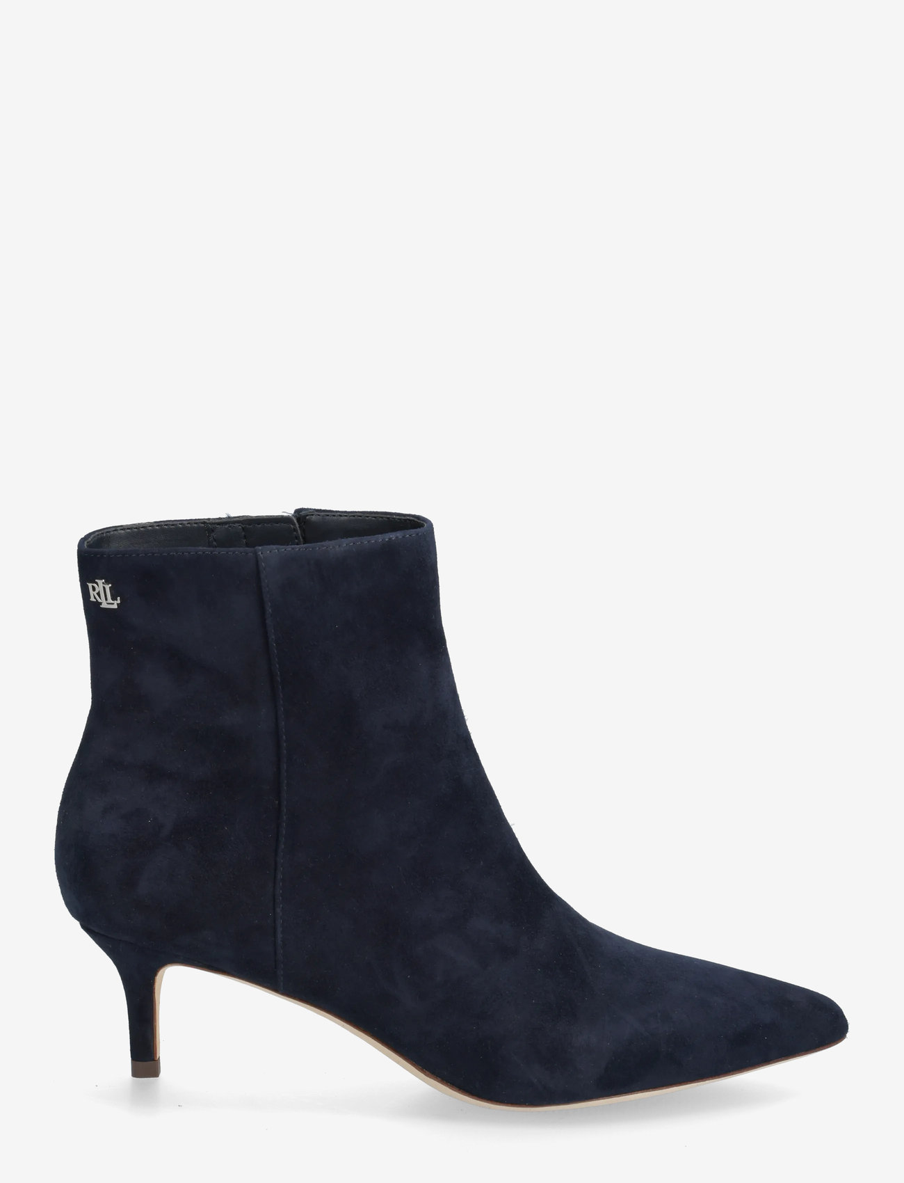 Lauren Ralph Lauren - McKay Suede Bootie Heel - heeled ankle boots - lauren navy - 1