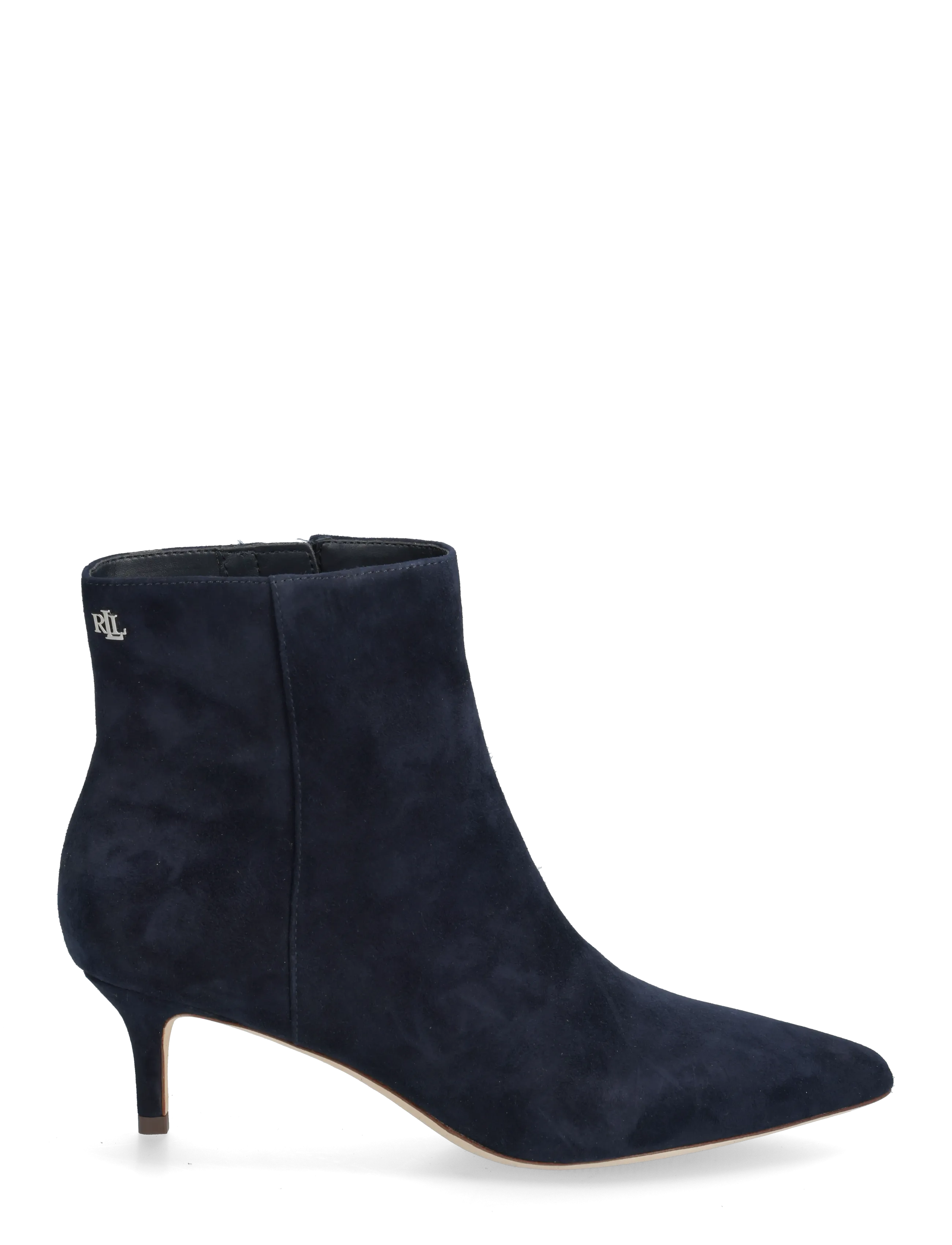 Lauren Ralph Lauren - McKay Suede Bootie Heel - støvletter - lauren navy - 1