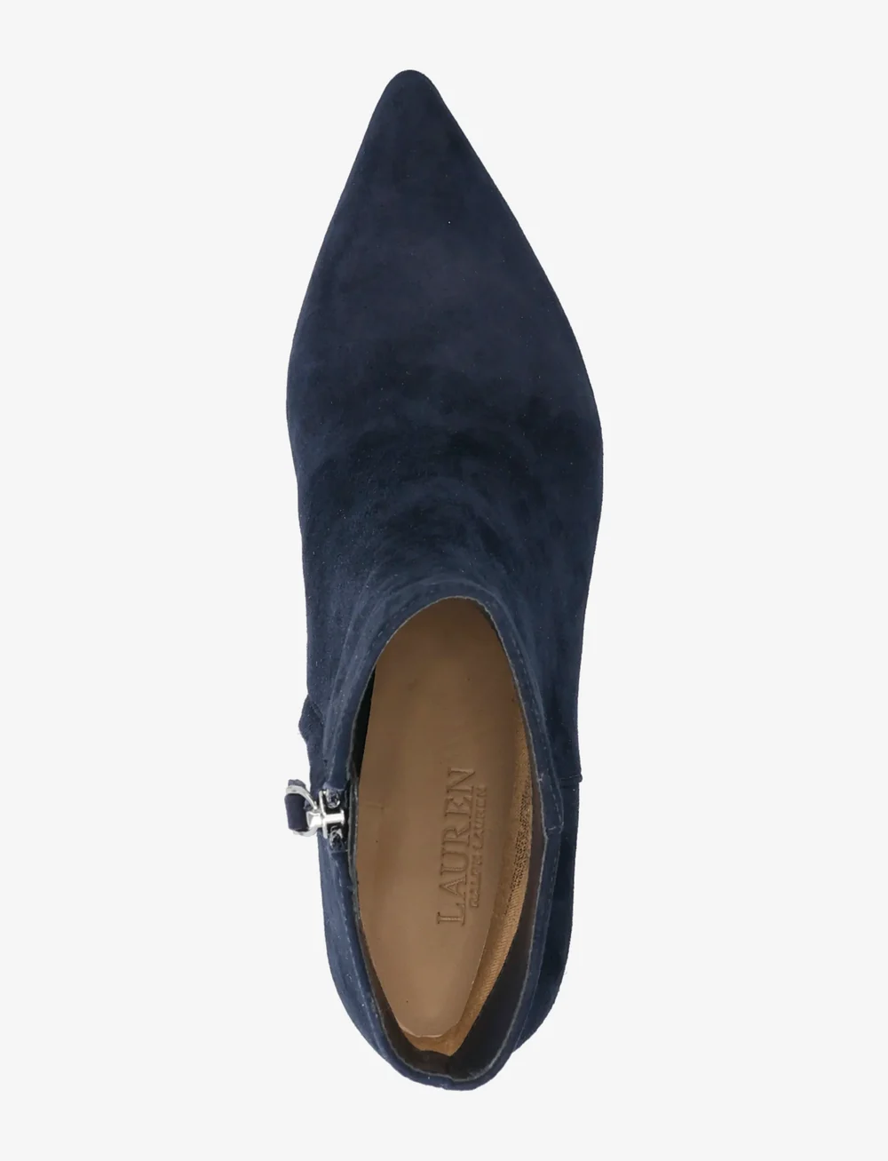 Lauren Ralph Lauren - McKay Suede Bootie Heel - heeled ankle boots - lauren navy - 3