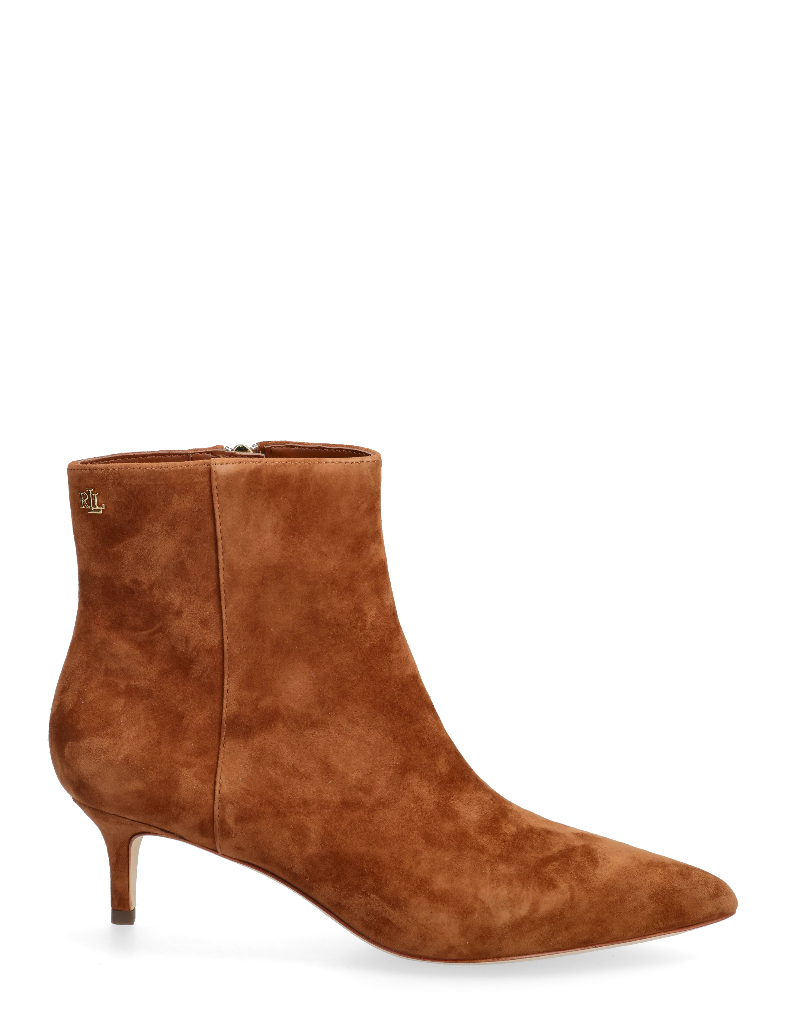 Lauren Ralph Lauren - McKay Suede Bootie Heel - bottines à talons  - lauren tan - 1