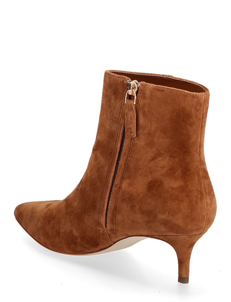 Lauren Ralph Lauren - McKay Suede Bootie Heel - stiefeletten mit absatz - lauren tan - 2