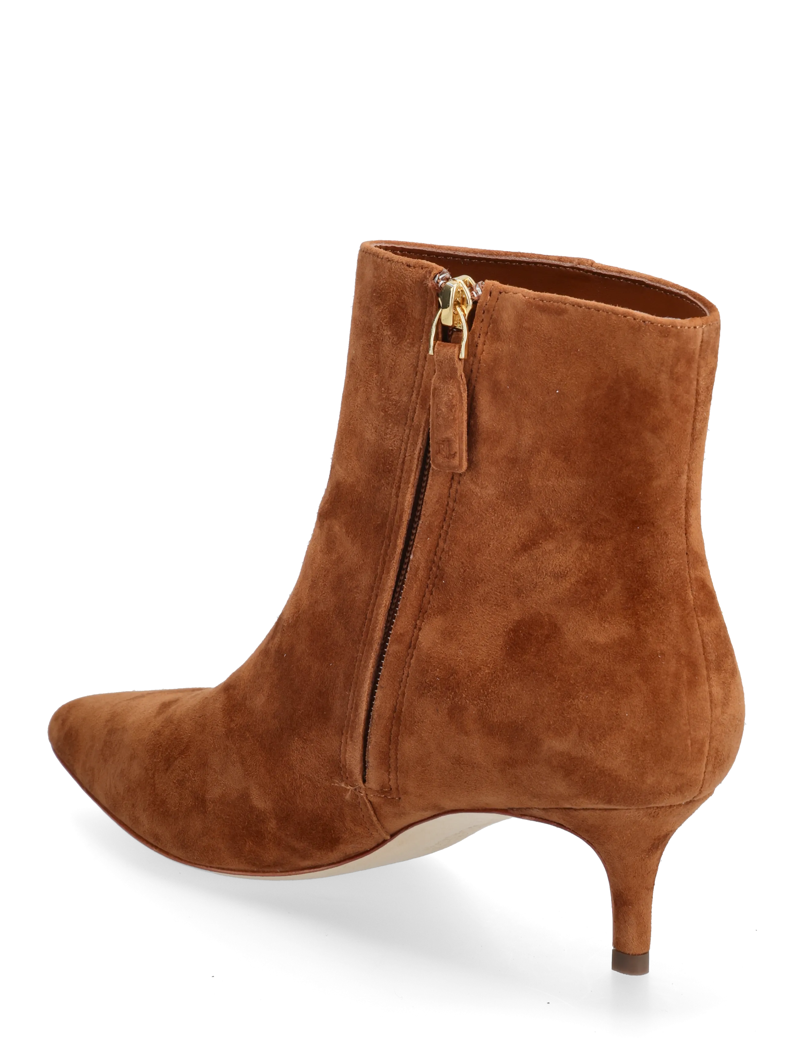 Lauren Ralph Lauren - McKay Suede Bootie Heel - bottines à talons  - lauren tan - 2