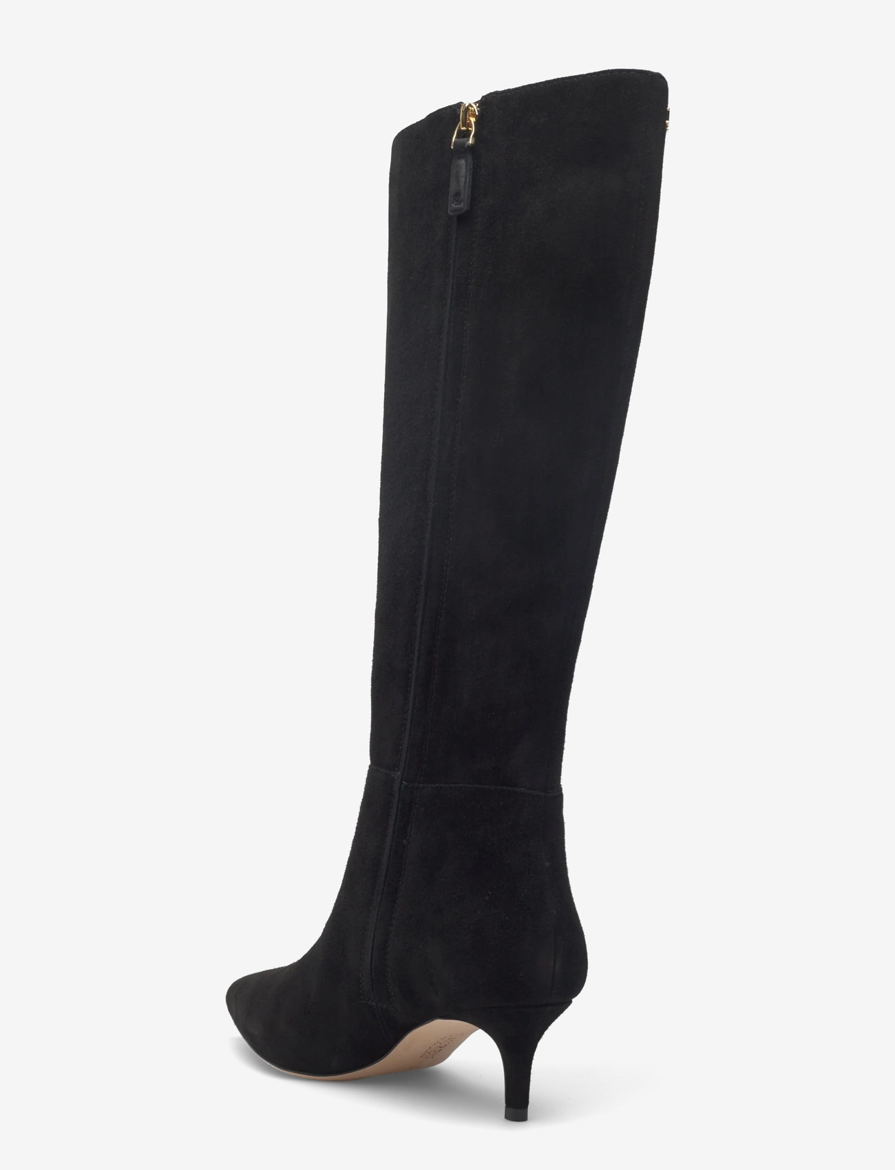 Lauren Ralph Lauren - McKay Suede Tall Boot Heel - langskaftede - black - 2
