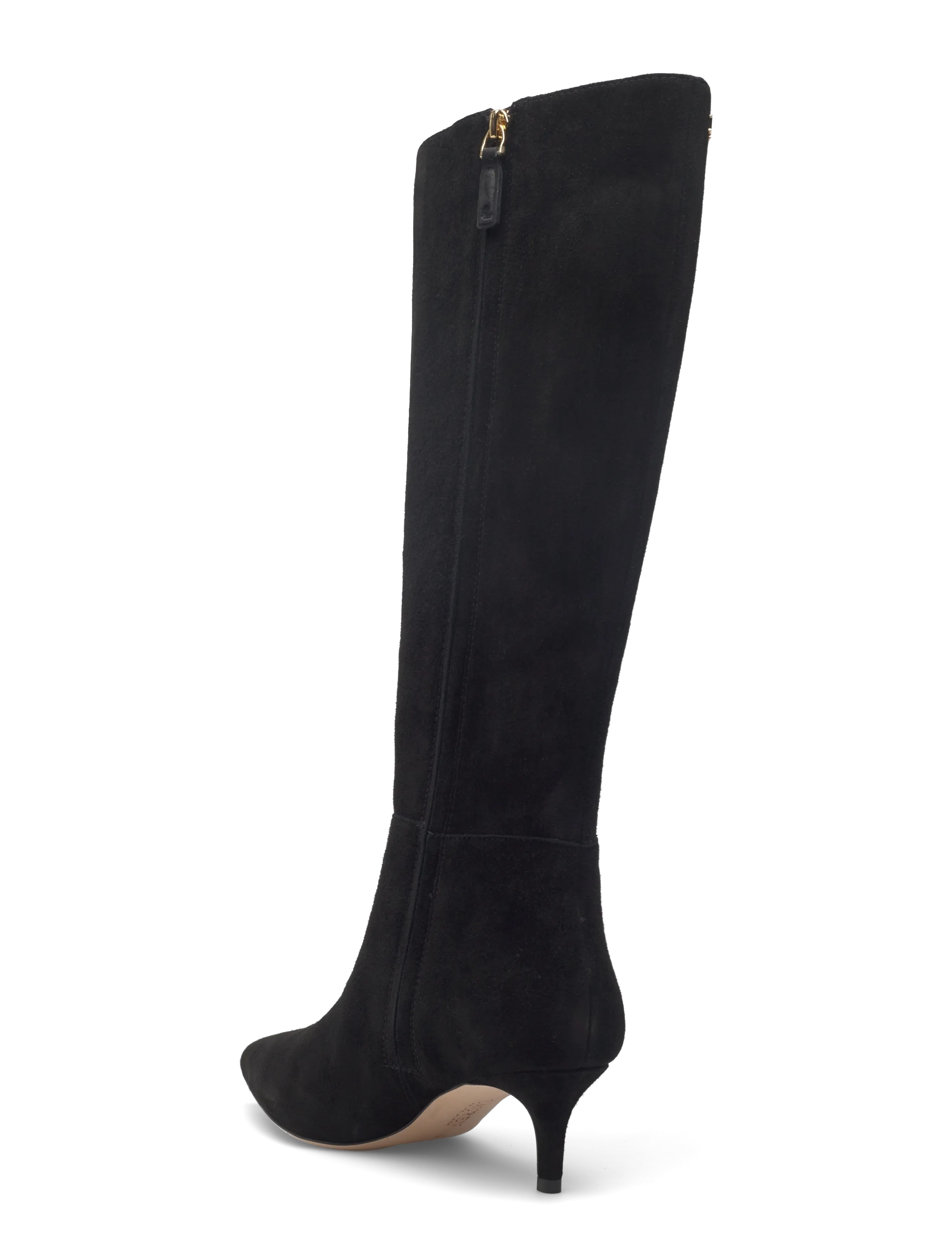 Lauren Ralph Lauren - McKay Suede Tall Boot Heel - langskaftede støvler - black - 2