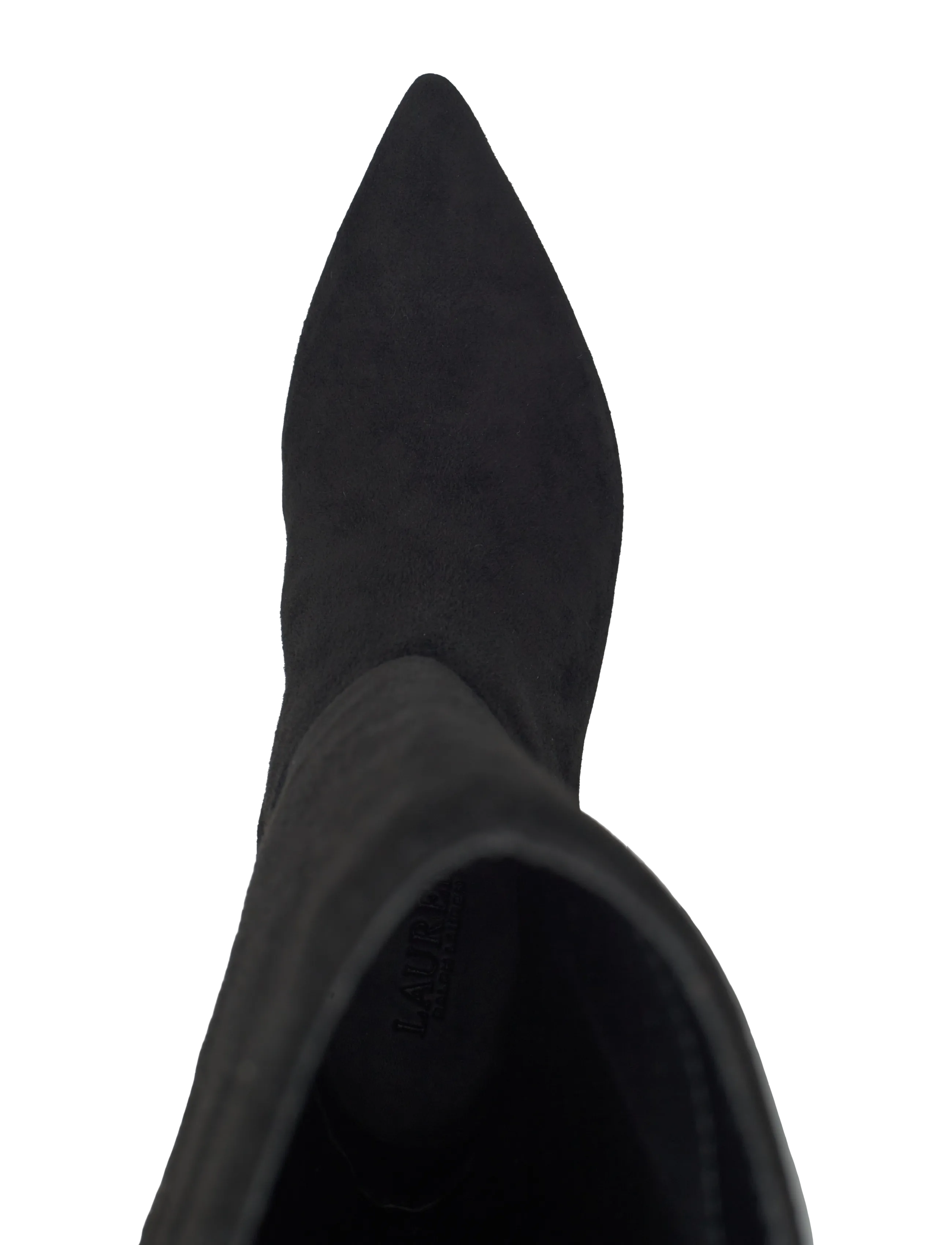 Lauren Ralph Lauren - McKay Suede Tall Boot Heel - langskaftede støvler - black - 3