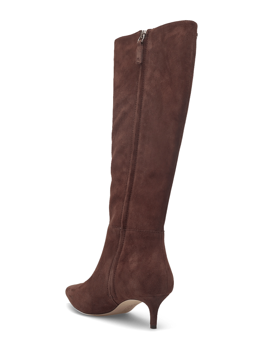 Lauren Ralph Lauren - McKay Suede Tall Boot Heel - lange laarzen - dark hickory - 2
