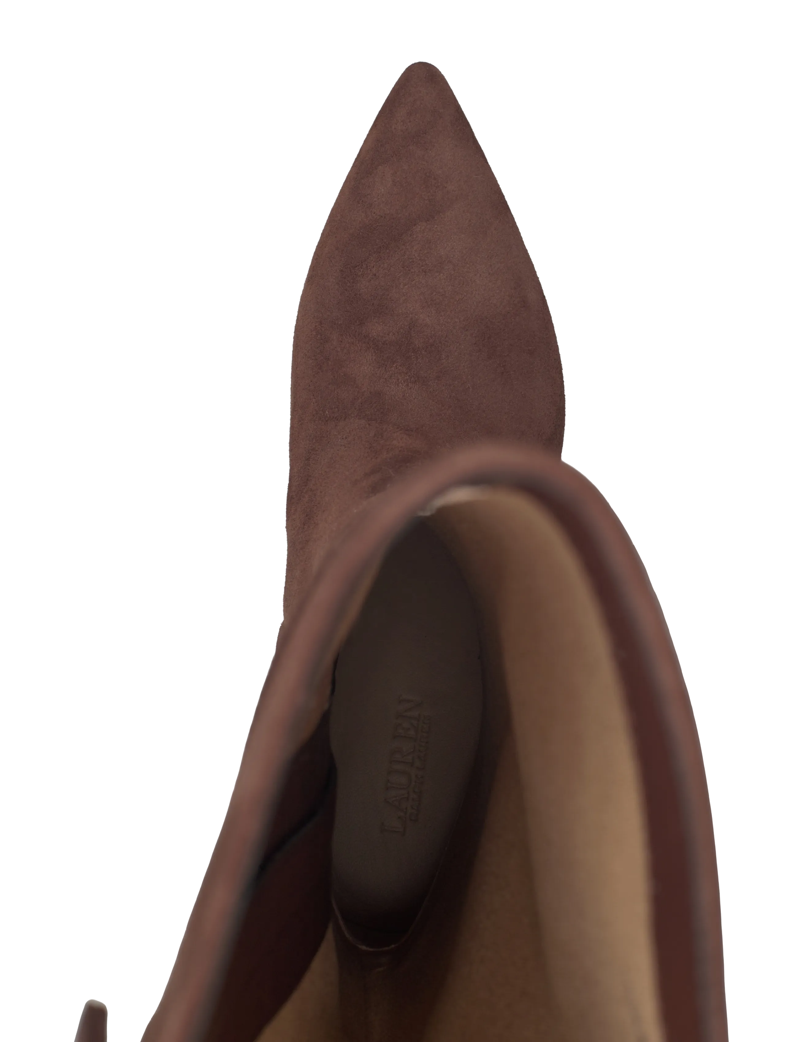Lauren Ralph Lauren - McKay Suede Tall Boot Heel - bottes hautes au genou - dark hickory - 3