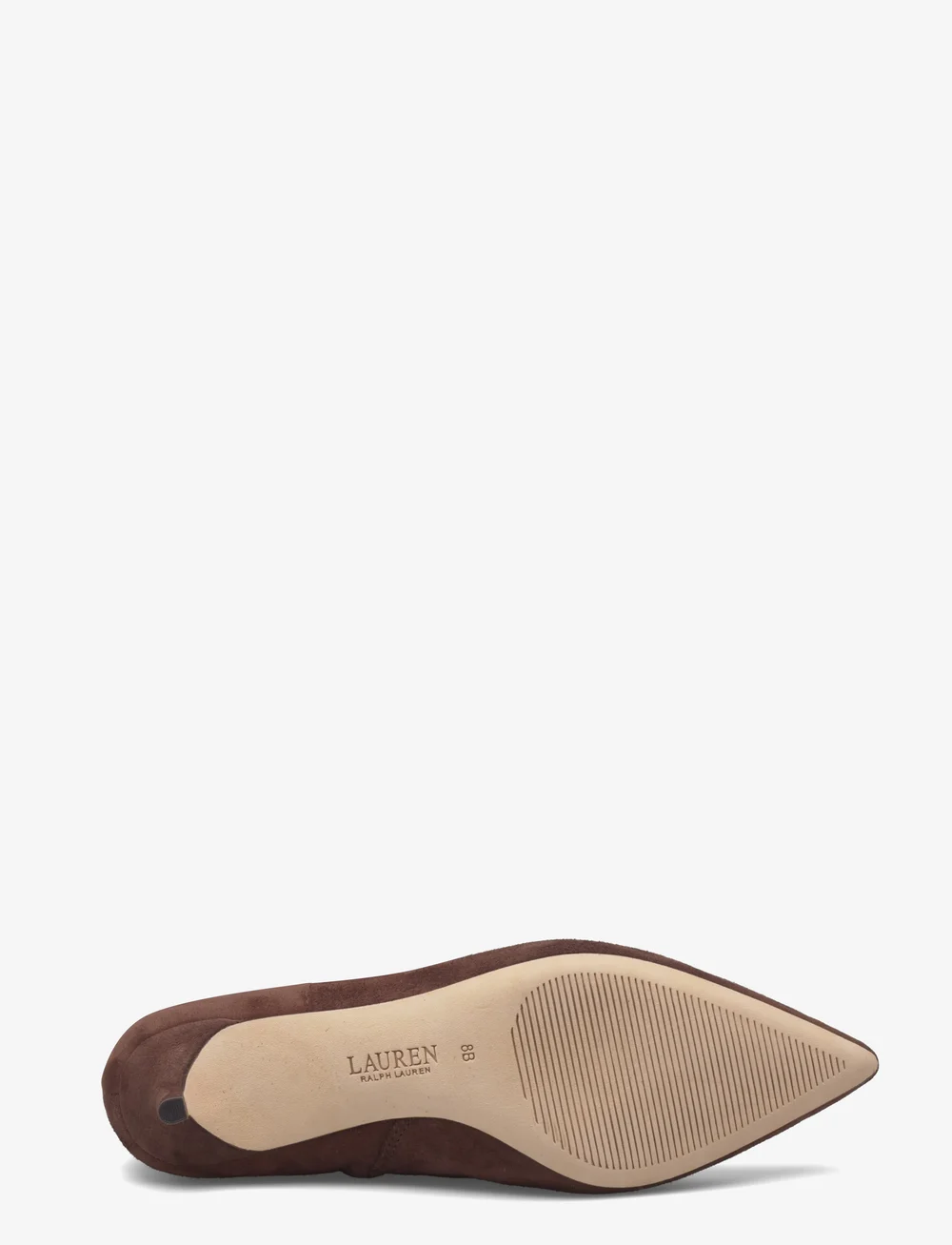 Lauren Ralph Lauren - McKay Suede Tall Boot Heel - høye boots - dark hickory - 4